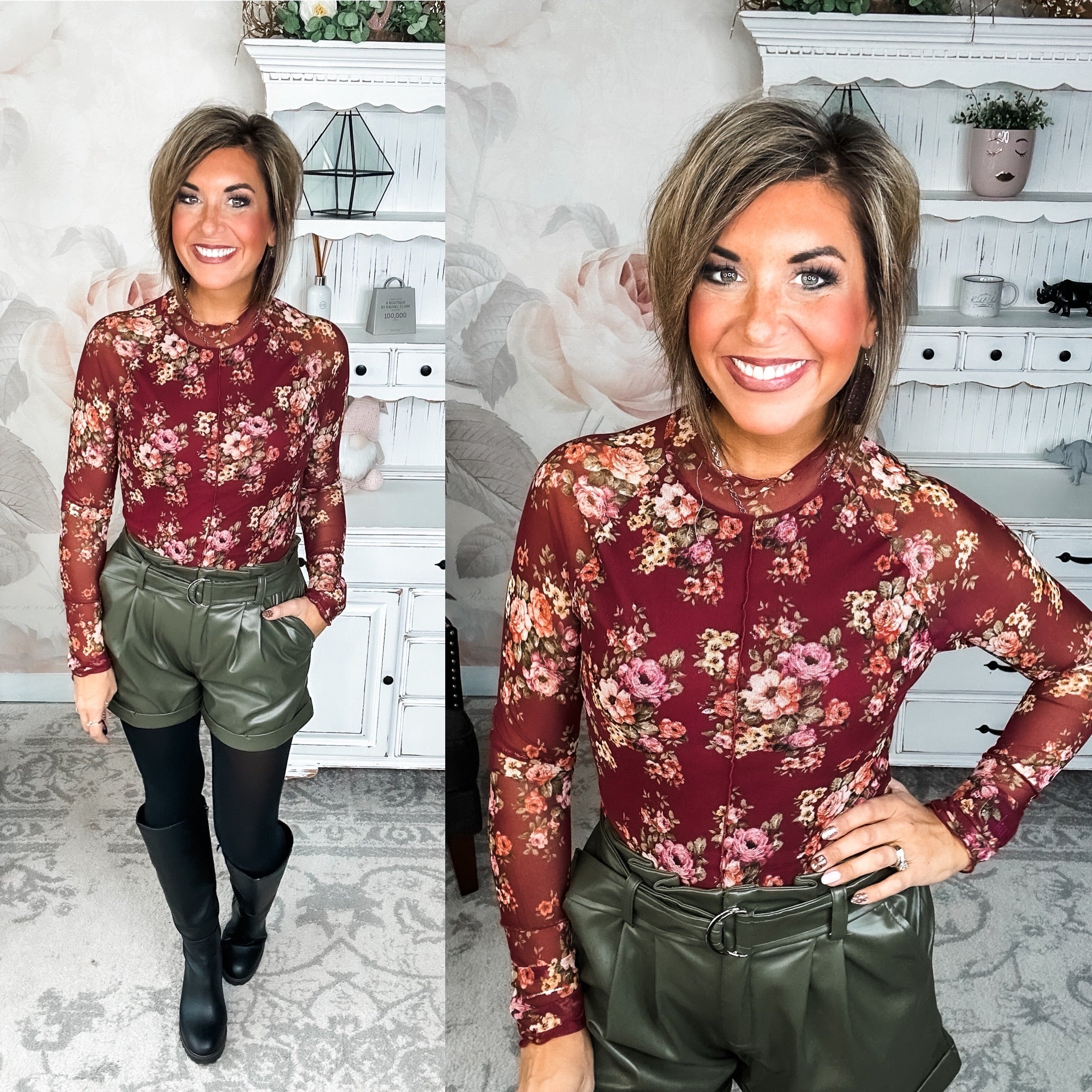 Better Than I Ever Did Top - Burgundy