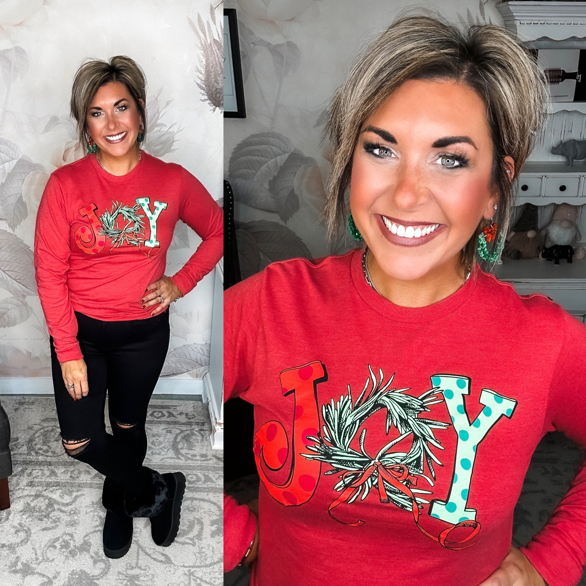 Joy Long Sleeve Graphic Tee