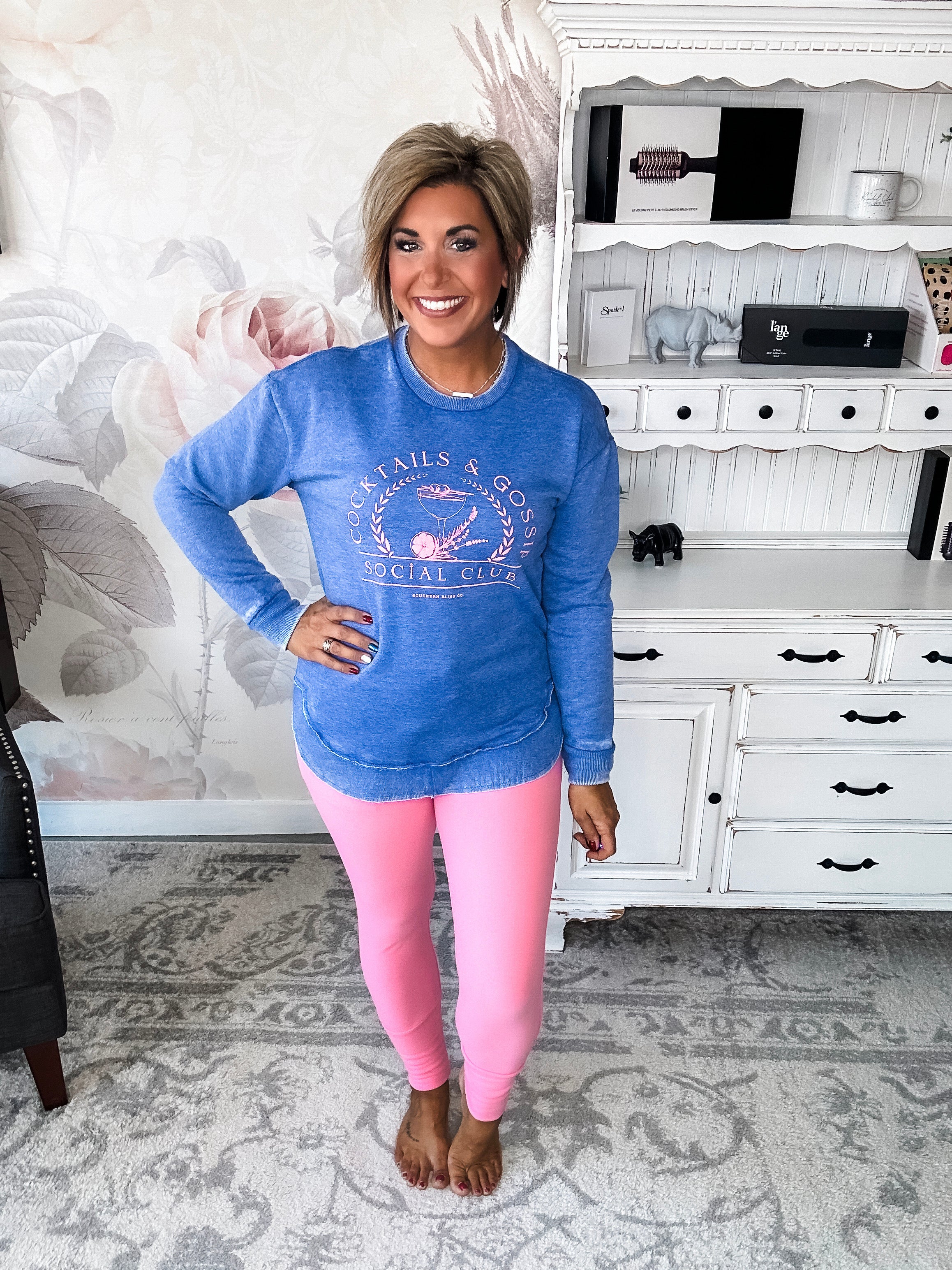 Cocktails & Gossip Social Club Pullover
