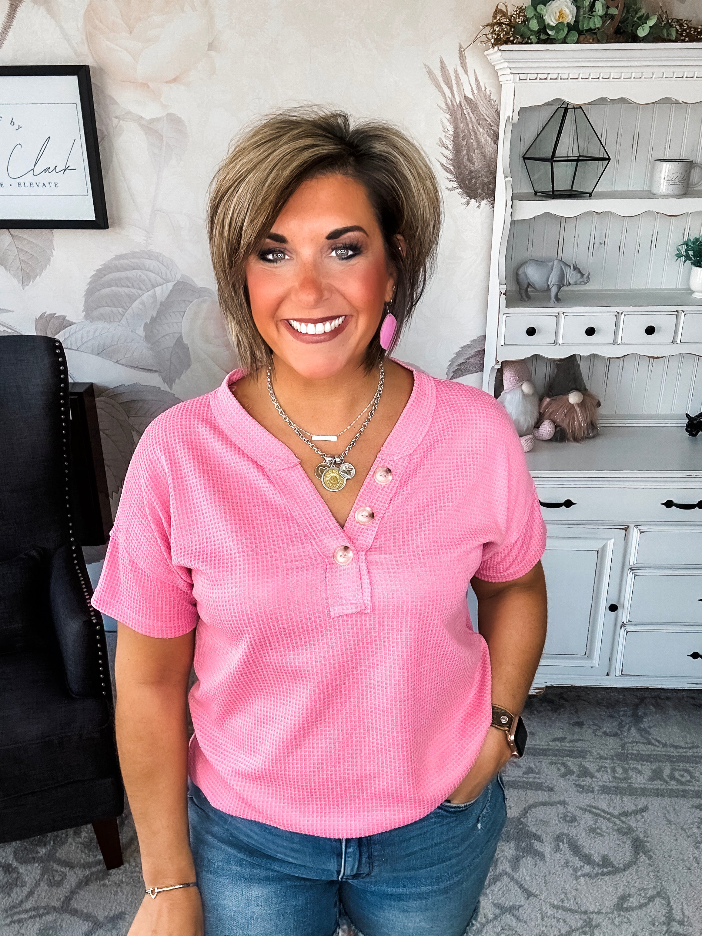 Beautiful Story Top - Blossom Pink