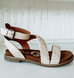 Sylvie Braided Sandal - Cream
