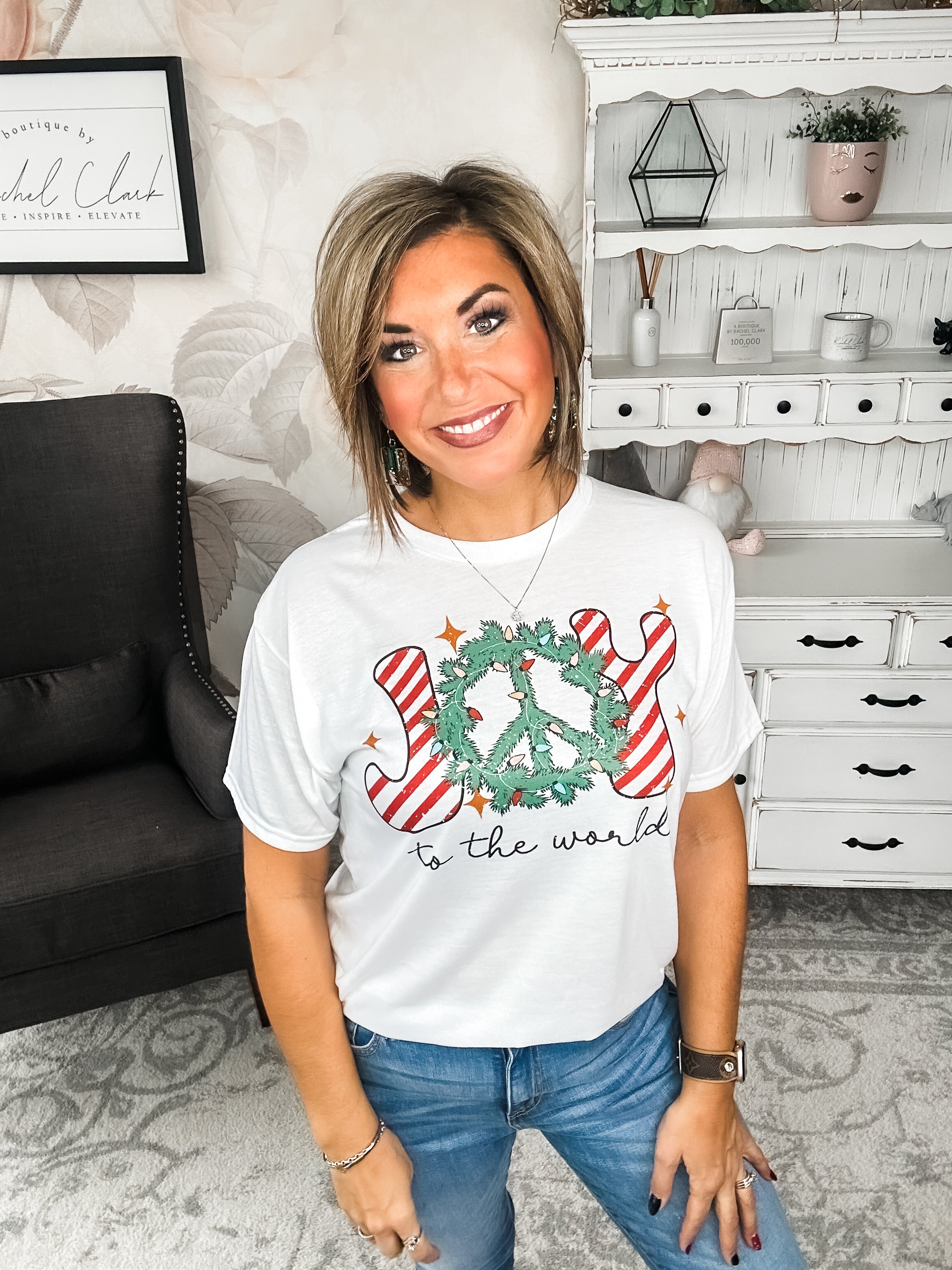 Joy to the Wreath Graphic Tee
