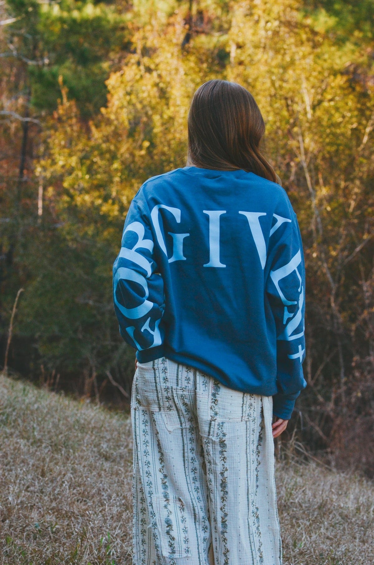 Forgiven Blue Sweatshirt  *ONLINE EXCLUSIVE*
