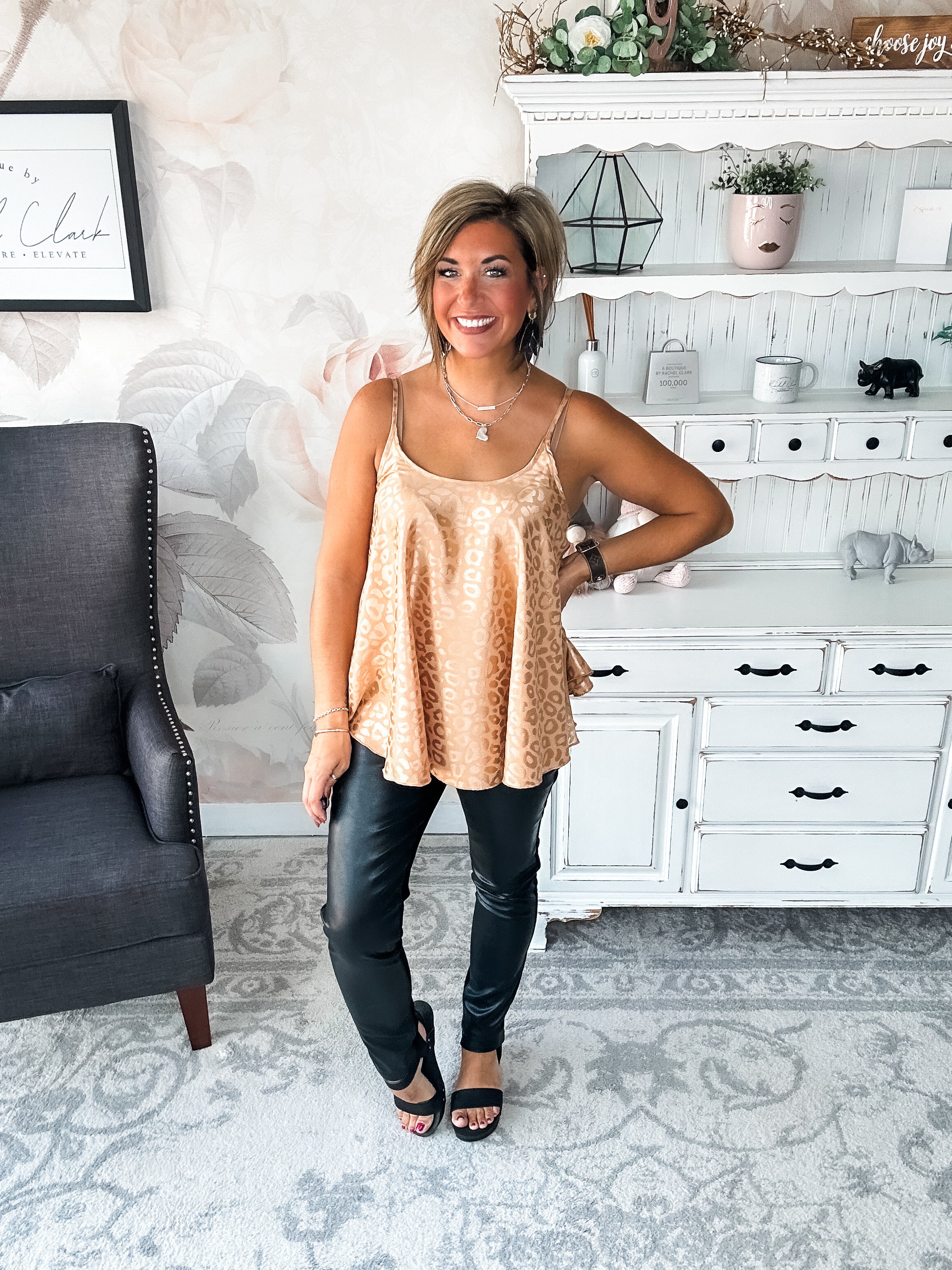 Remember Your Heart Tank - Rose Gold