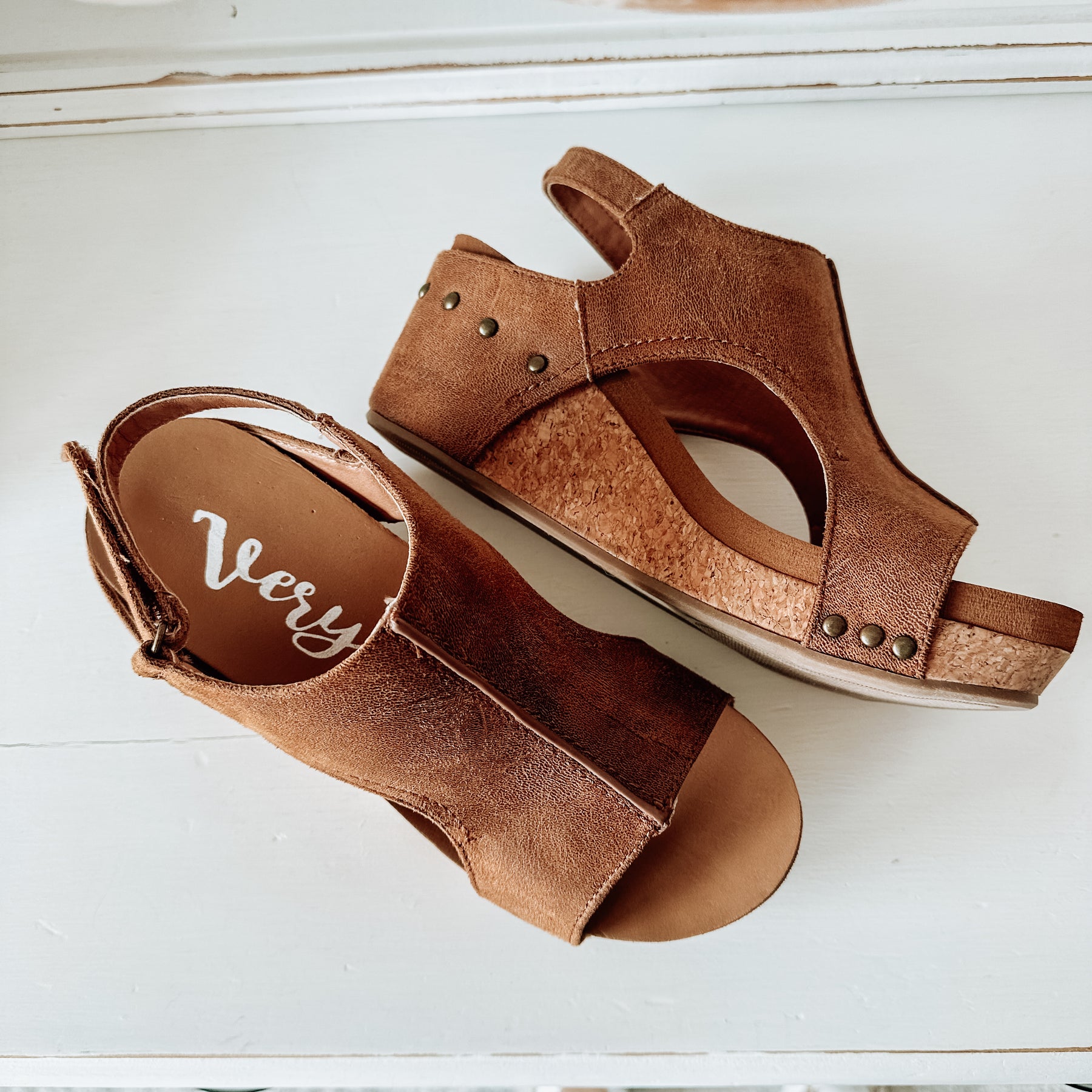 Isabella Wedge Sandal - Tan