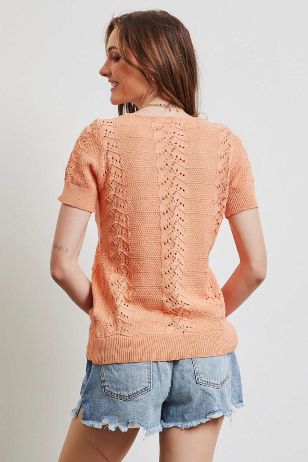 No More Words Knit Top