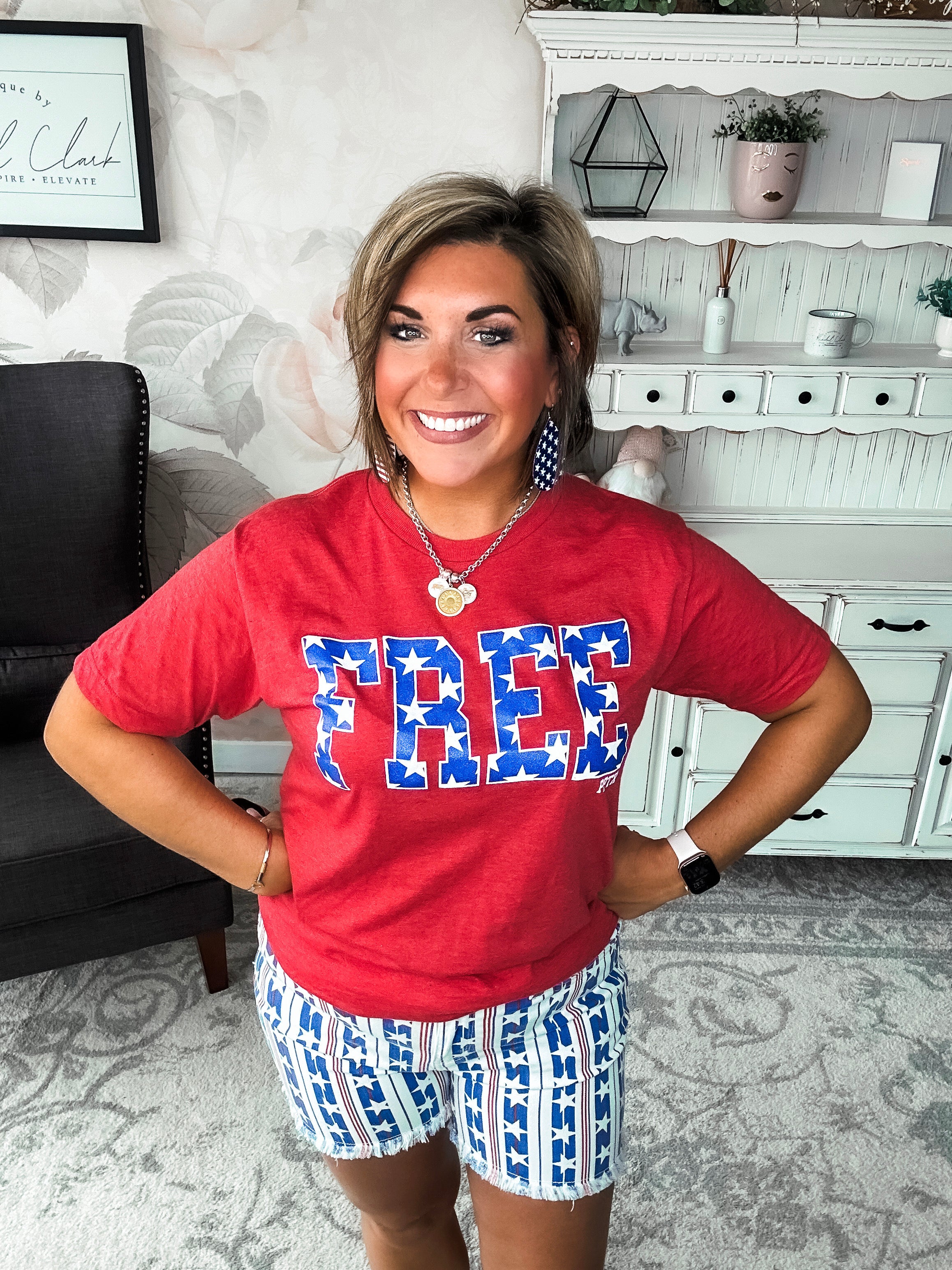 Free Glitter Graphic Tee