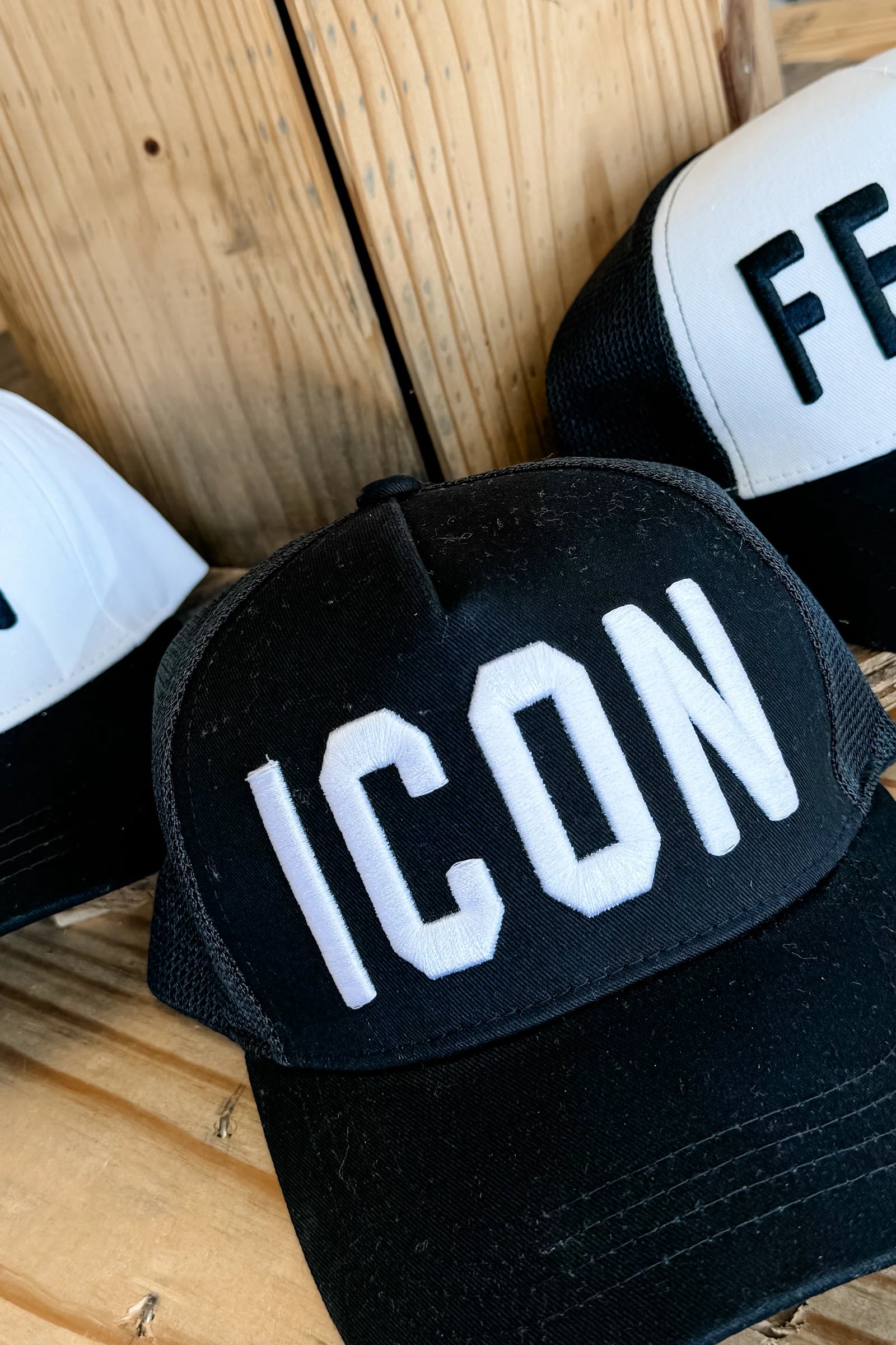 Icon Embroidered Trucker Hat