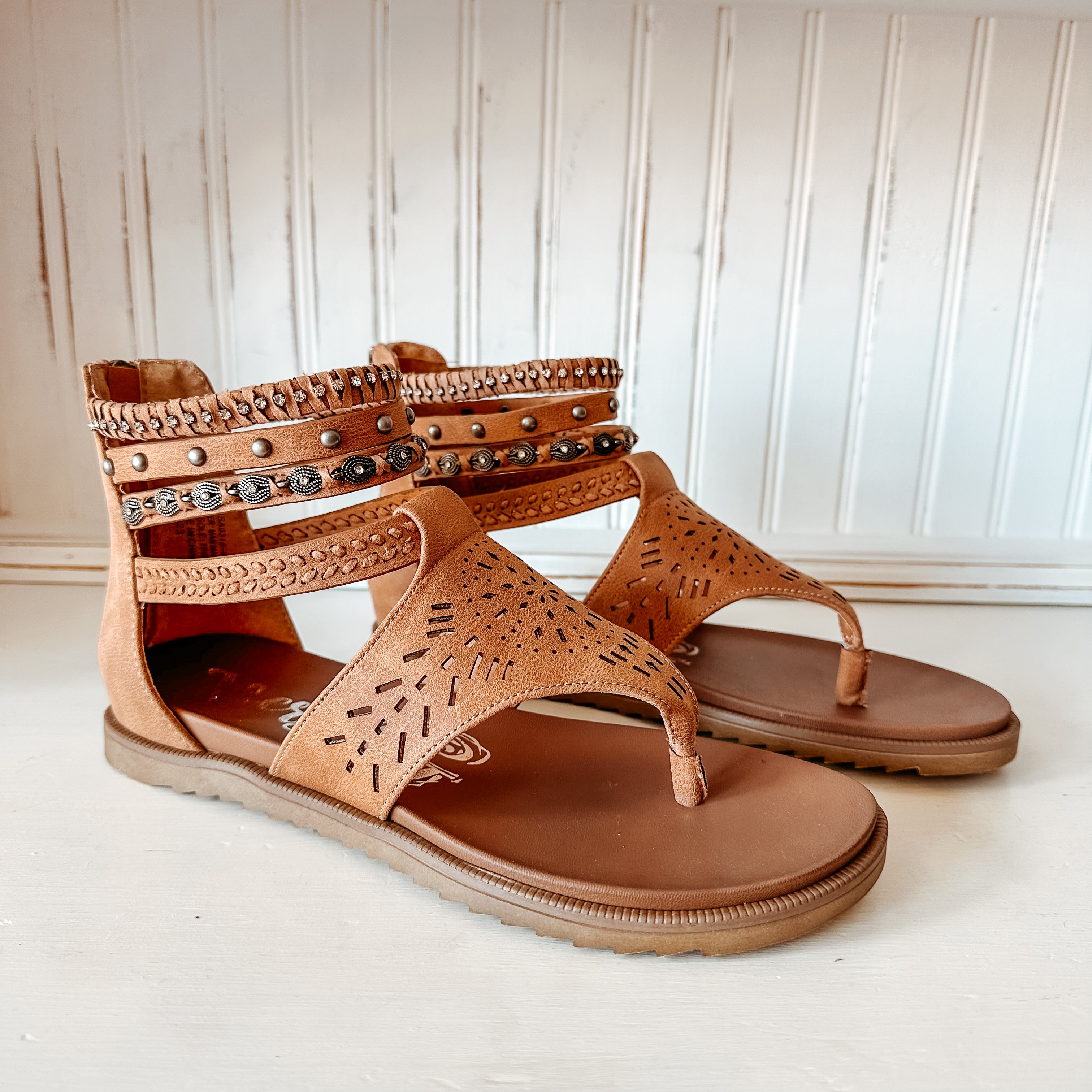 Mazey Sandal - Nude