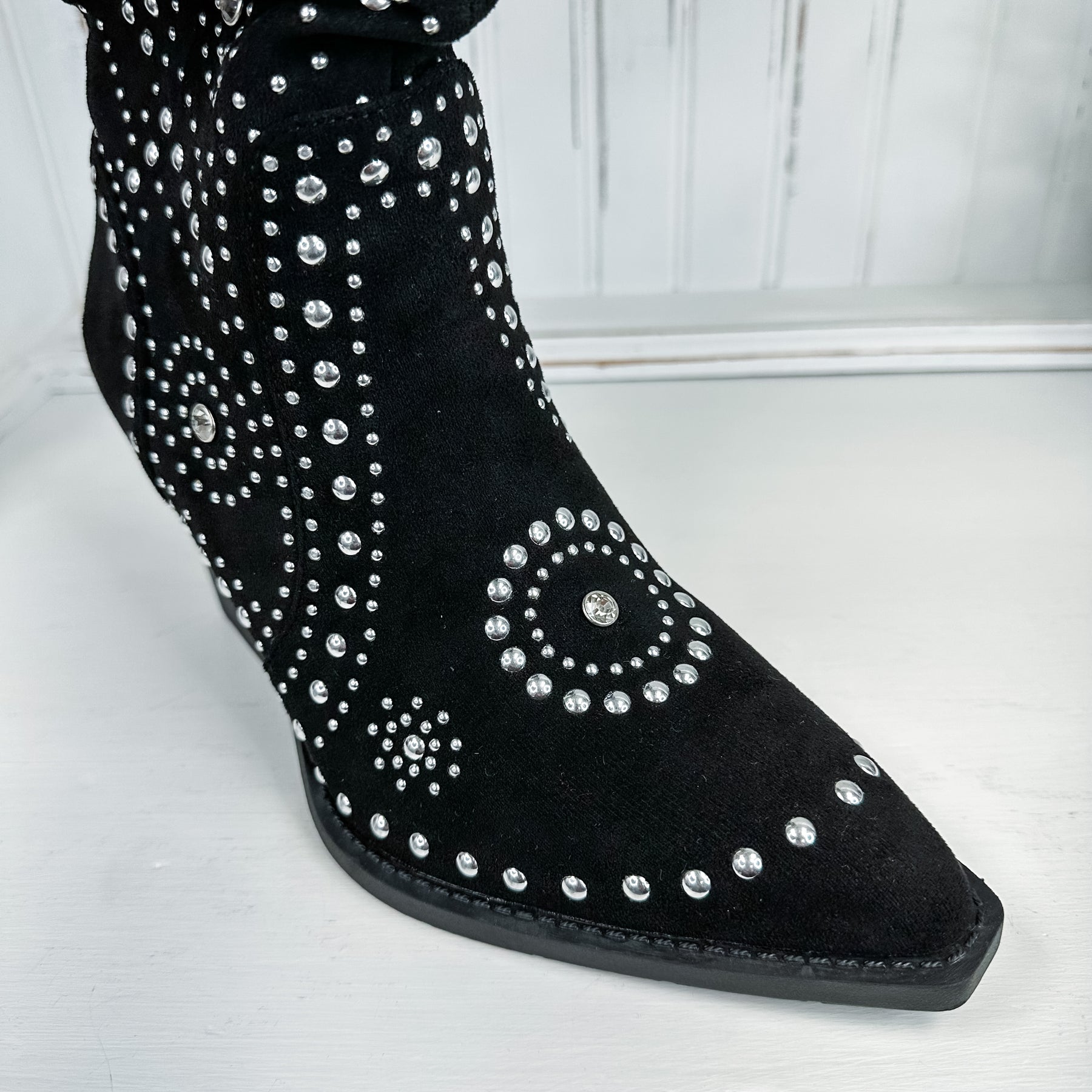 Stellar Studded Boot - Black