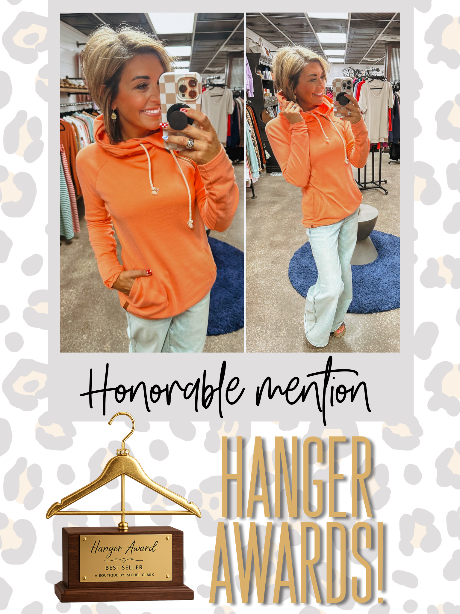 Ampersand Avenue - Doublehood™ Sweatshirt - Orange Peel