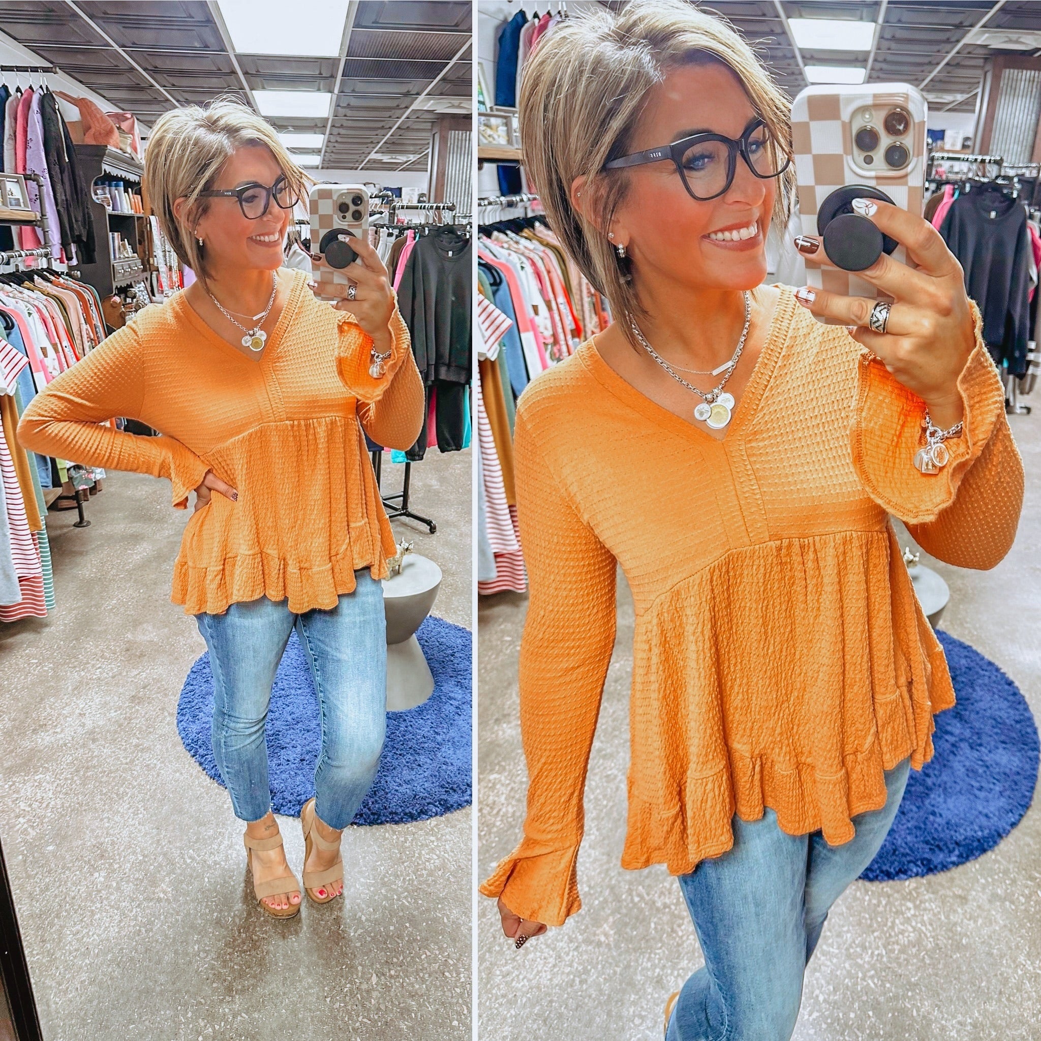 All of Me Loves You Bell Sleeve Top