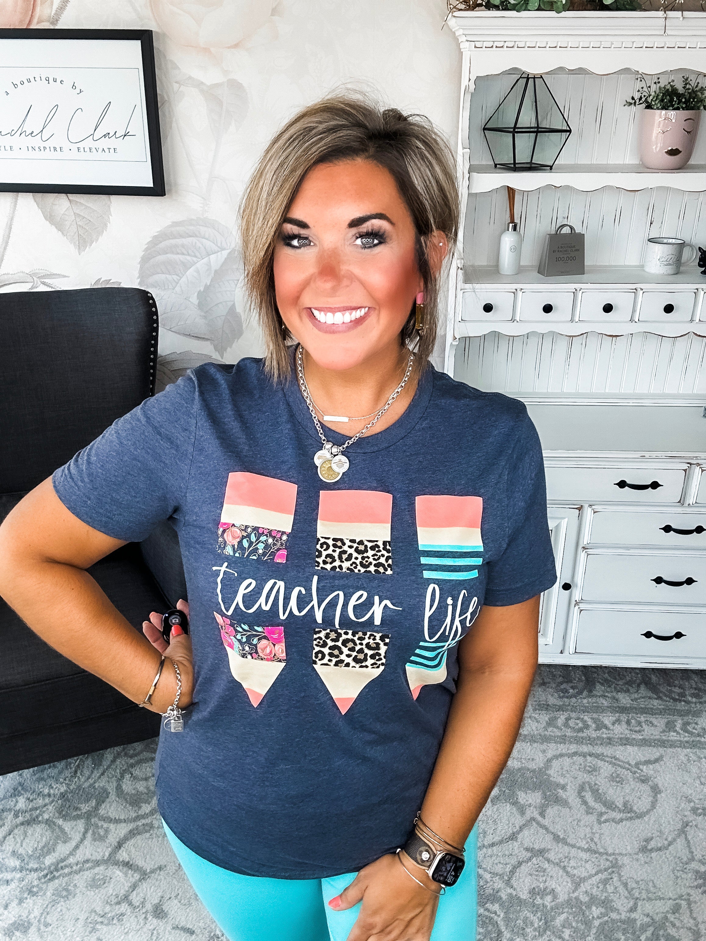 Teacher Life Graphic Tee