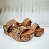 Charlotte Platform Sandal - Tan