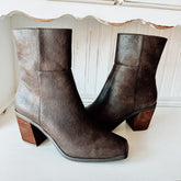 Maora Heeled Boot - Brown