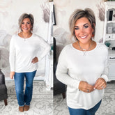 She's Fabulous Long Sleeve Tee - Ivory