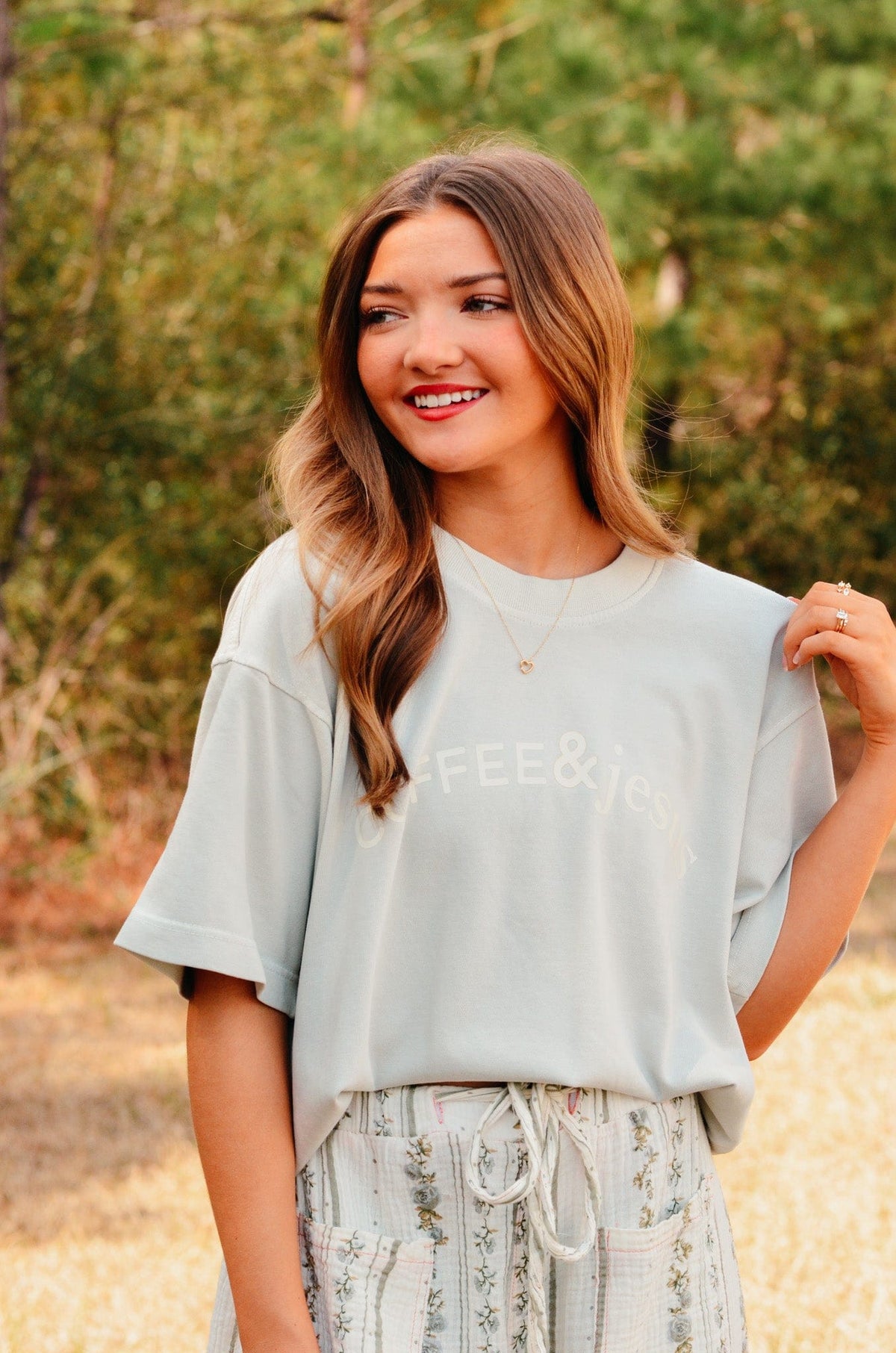 Coffee & Jesus Mock Tee *ONLINE EXCLUSIVE*