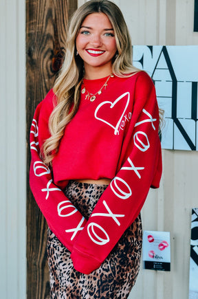 Hugs & Kisses Red Sweatshirt