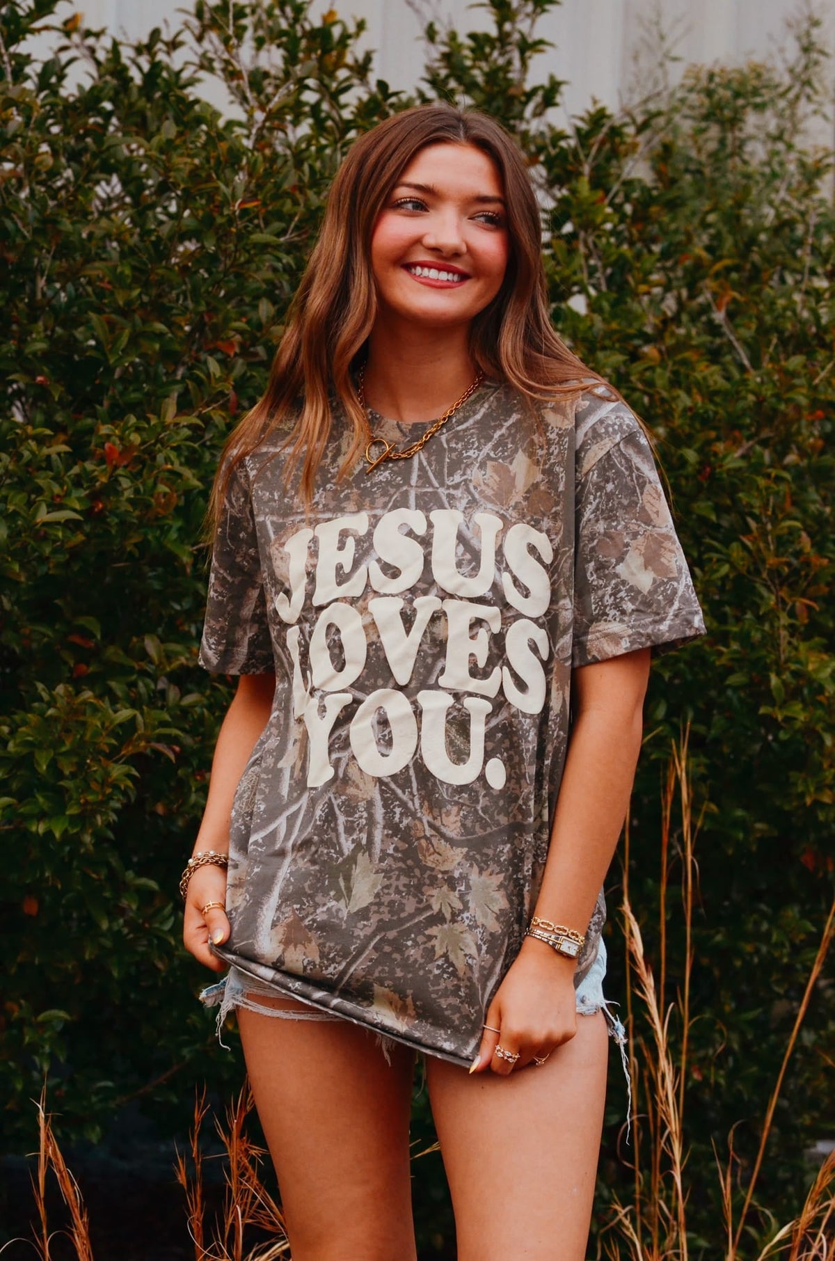 Jesus Loves You Camo Shortsleeve *ONLINE EXCLUSIVE*