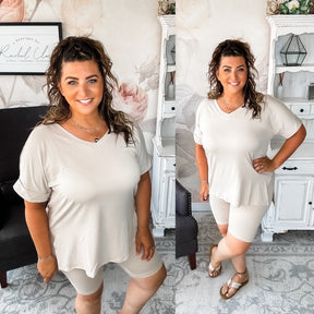 Waiting For You Lounge Set - Sand Beige