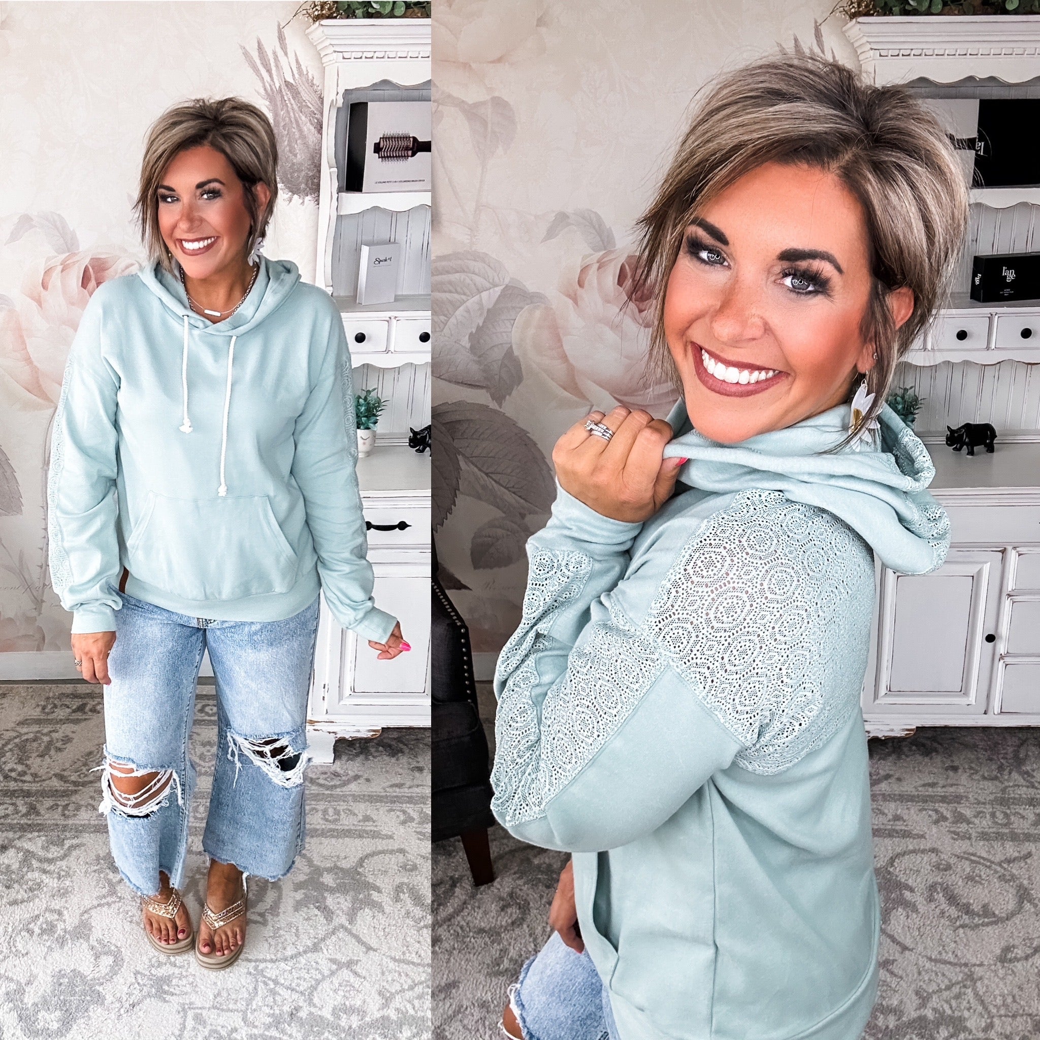 Ampersand Avenue University Hoodie - Wonderstruck - Blue