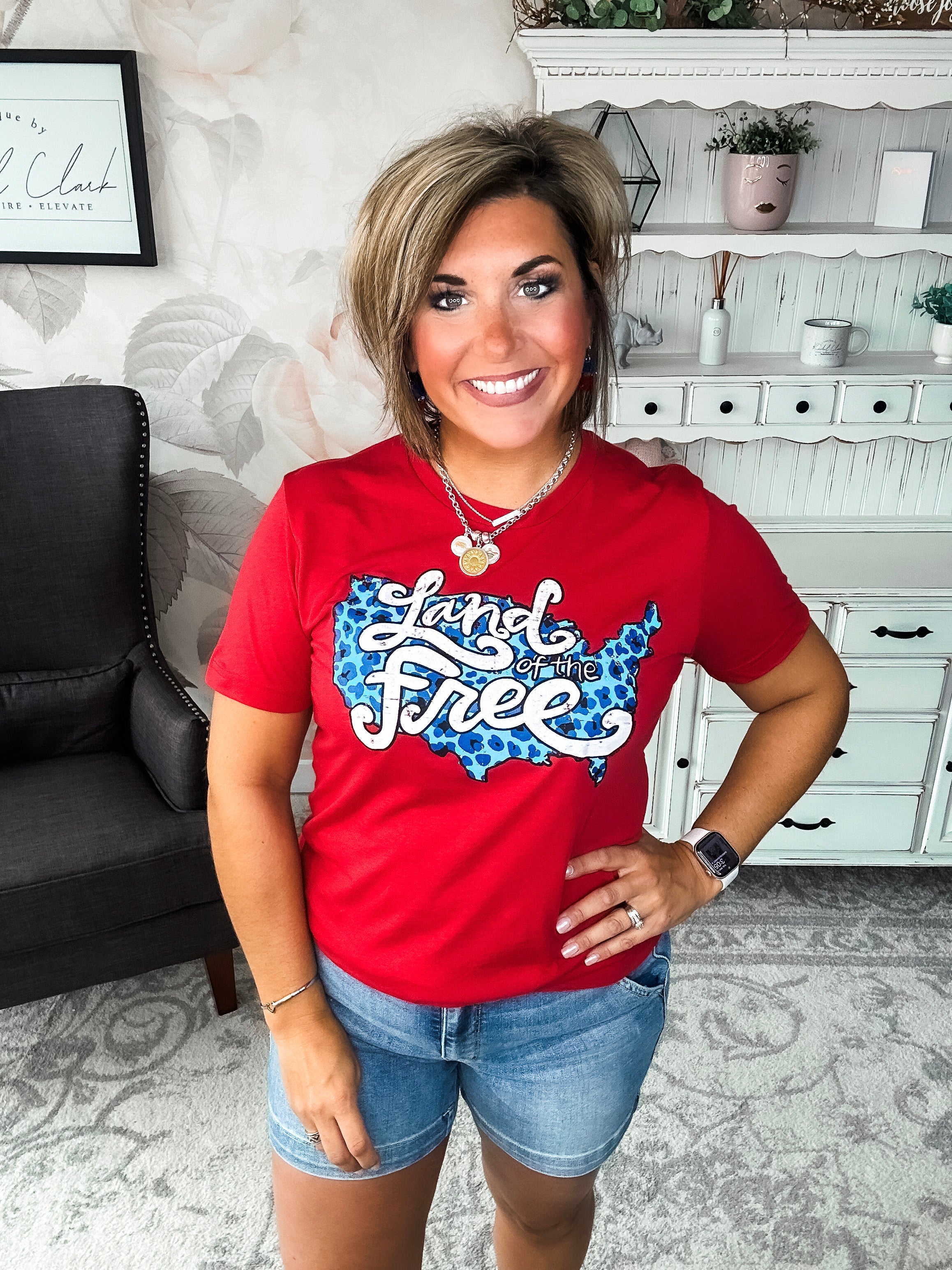 Land of the Free Graphic Tee
