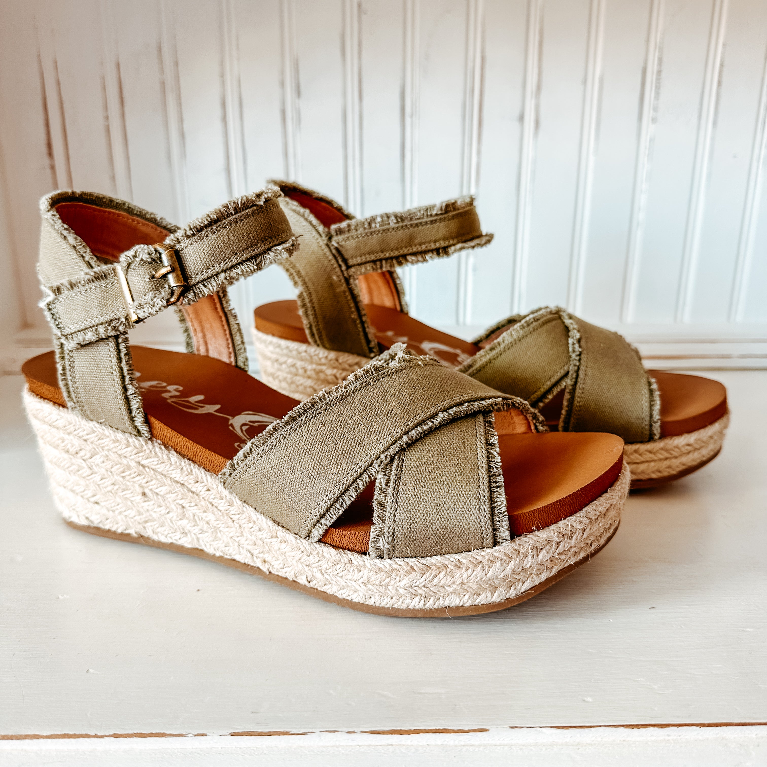 Brista Espadrille Sandal - Khaki