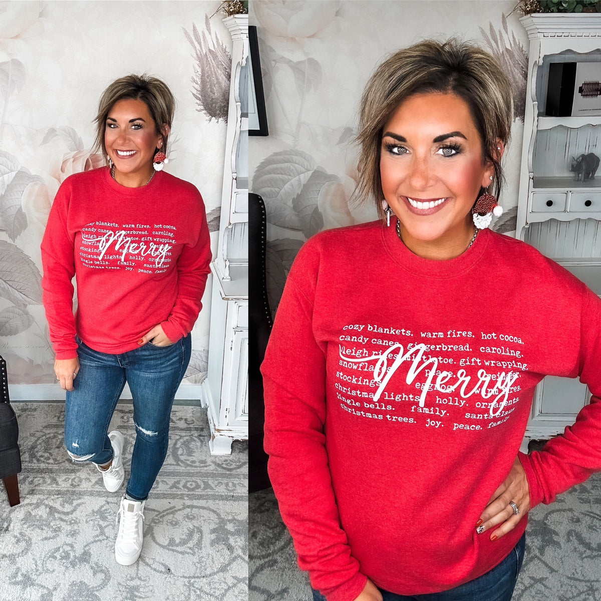 All Things MERRY Pullover Sweatshirt