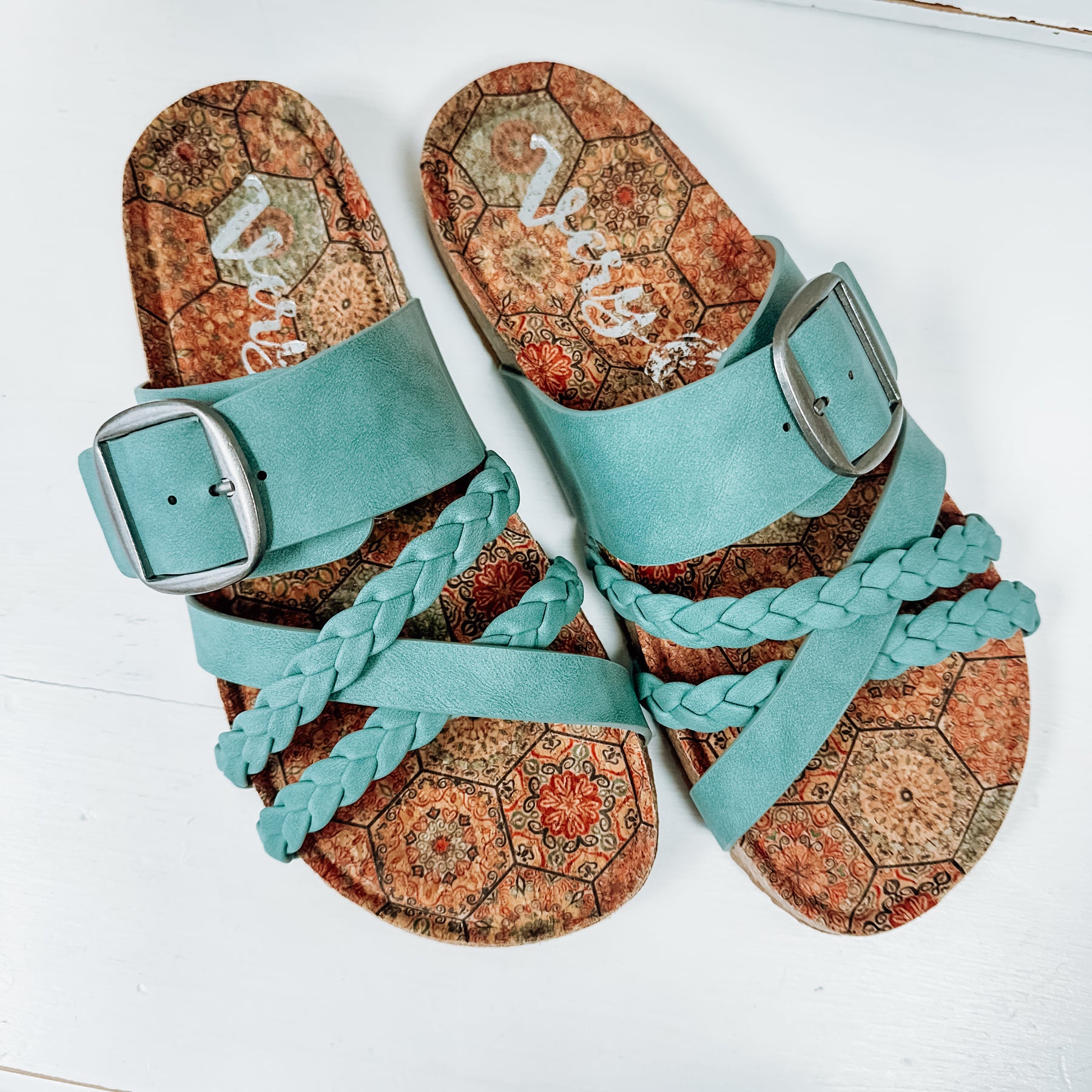 Nora Sandal - Turquoise