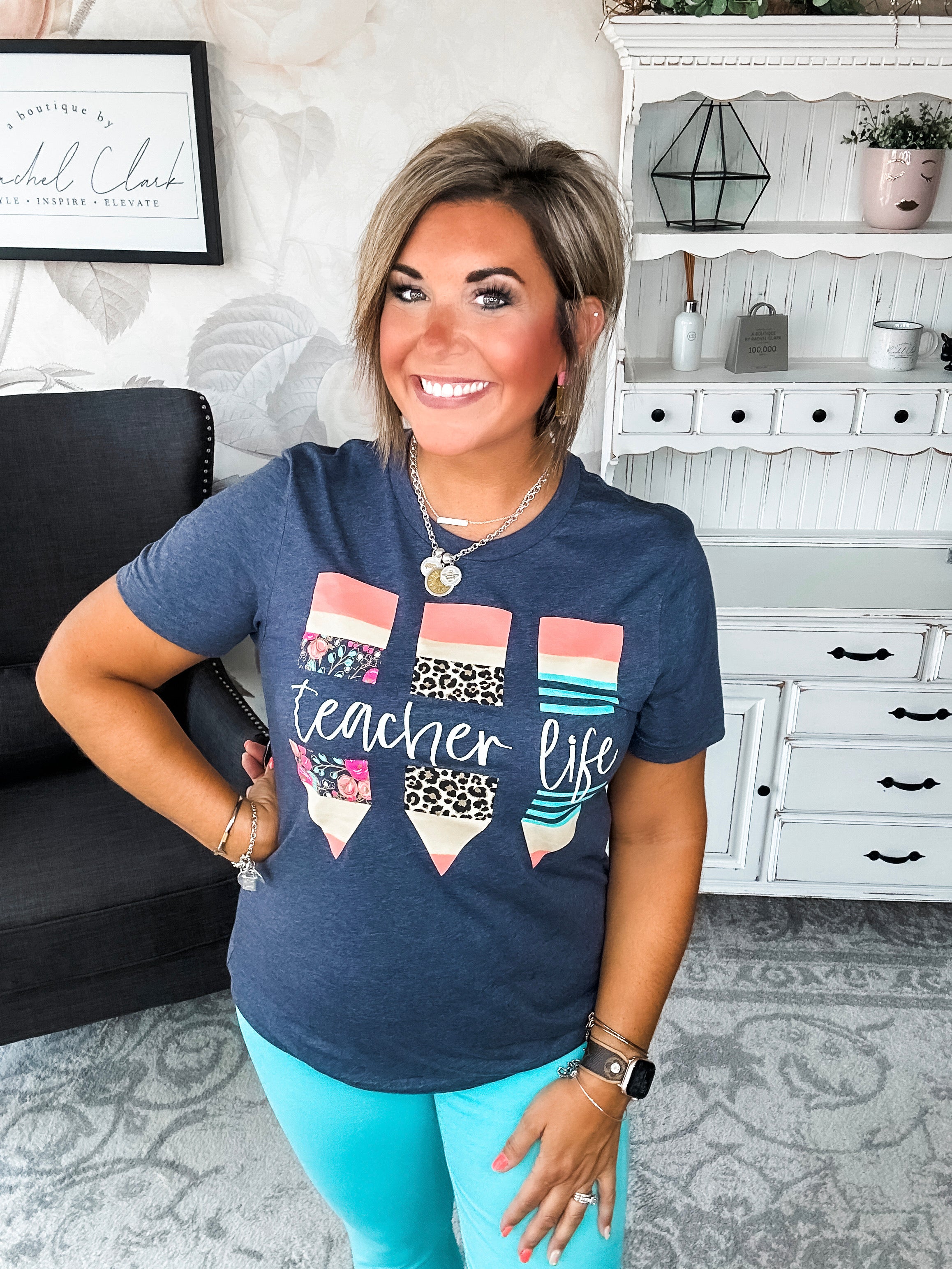 Teacher Life Graphic Tee