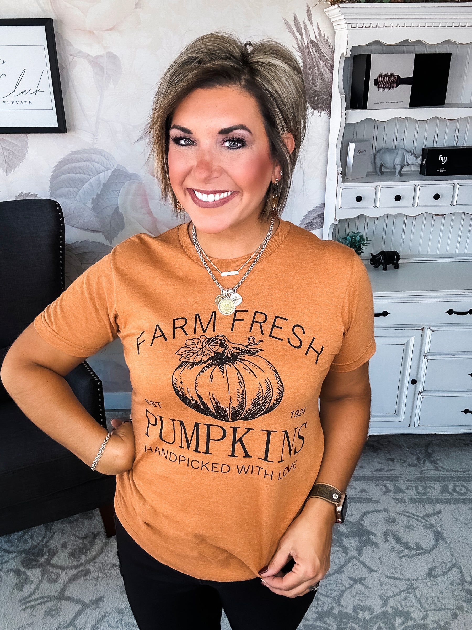 Farm Fresh Pumpkins Graphic Tee