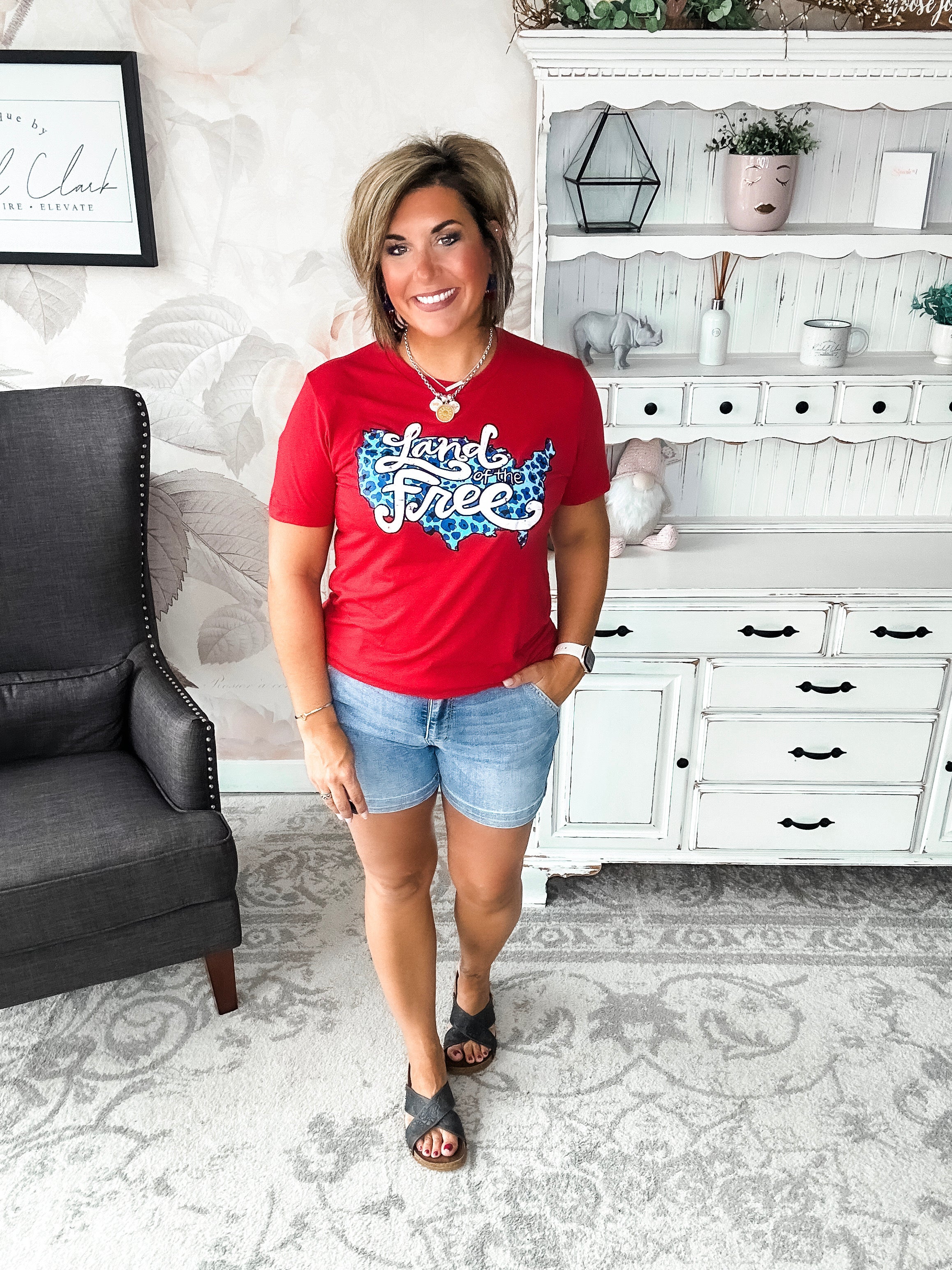 Land of the Free Graphic Tee