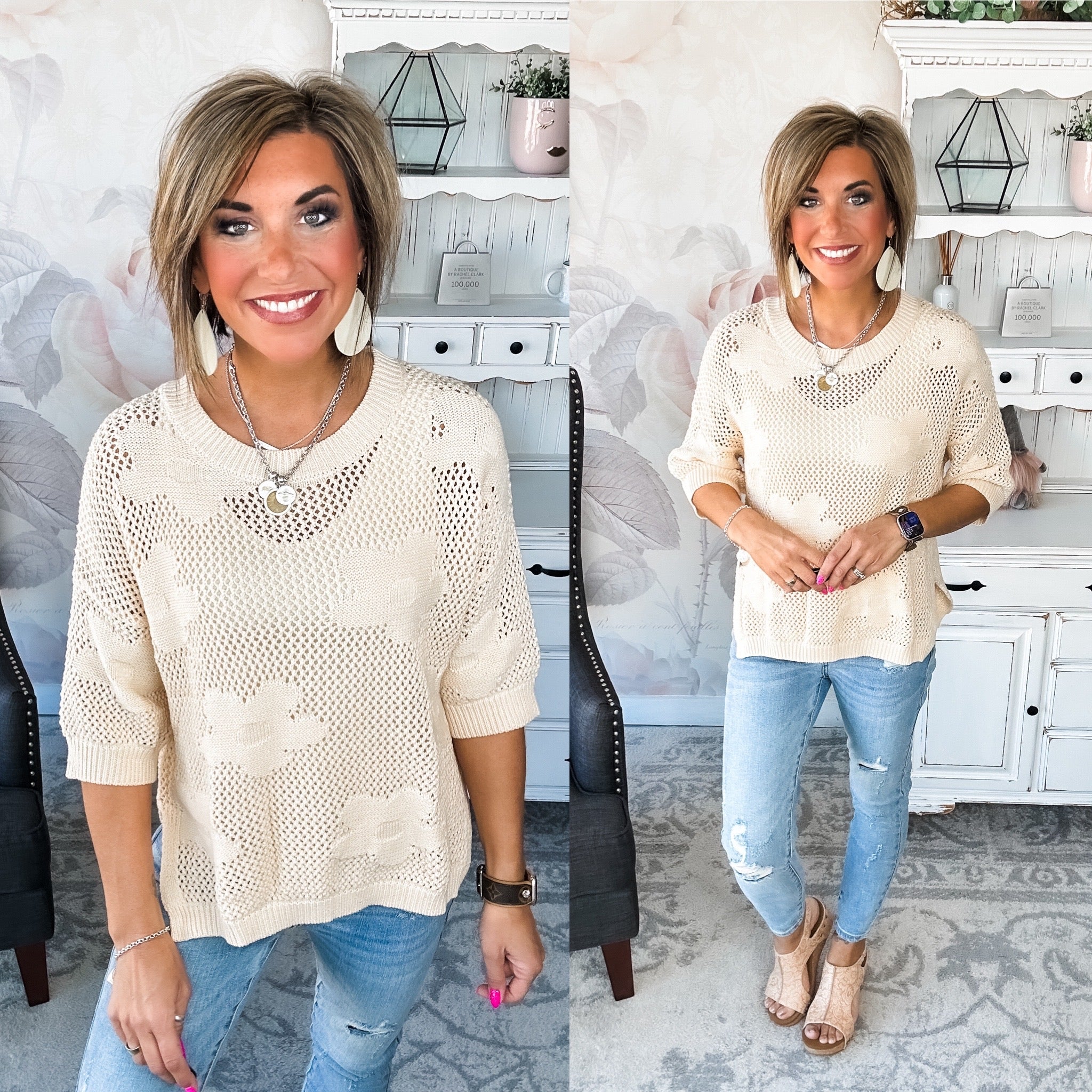 Got Smarter Mesh Sweater