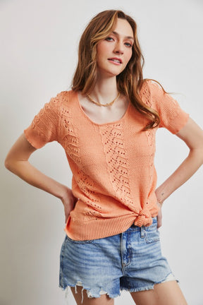 No More Words Knit Top