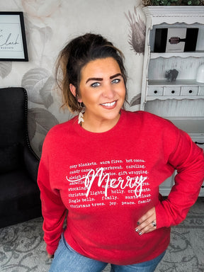 BLACK FRIDAY EXCLUSIVE! - All Things MERRY Pullover Sweatshirt