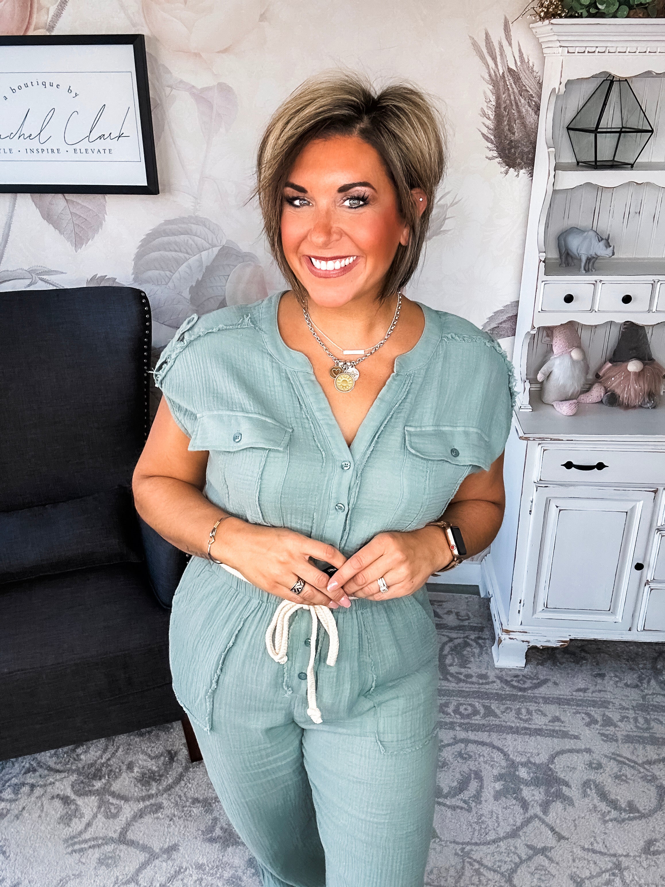 One More Time Utility Jumpsuit