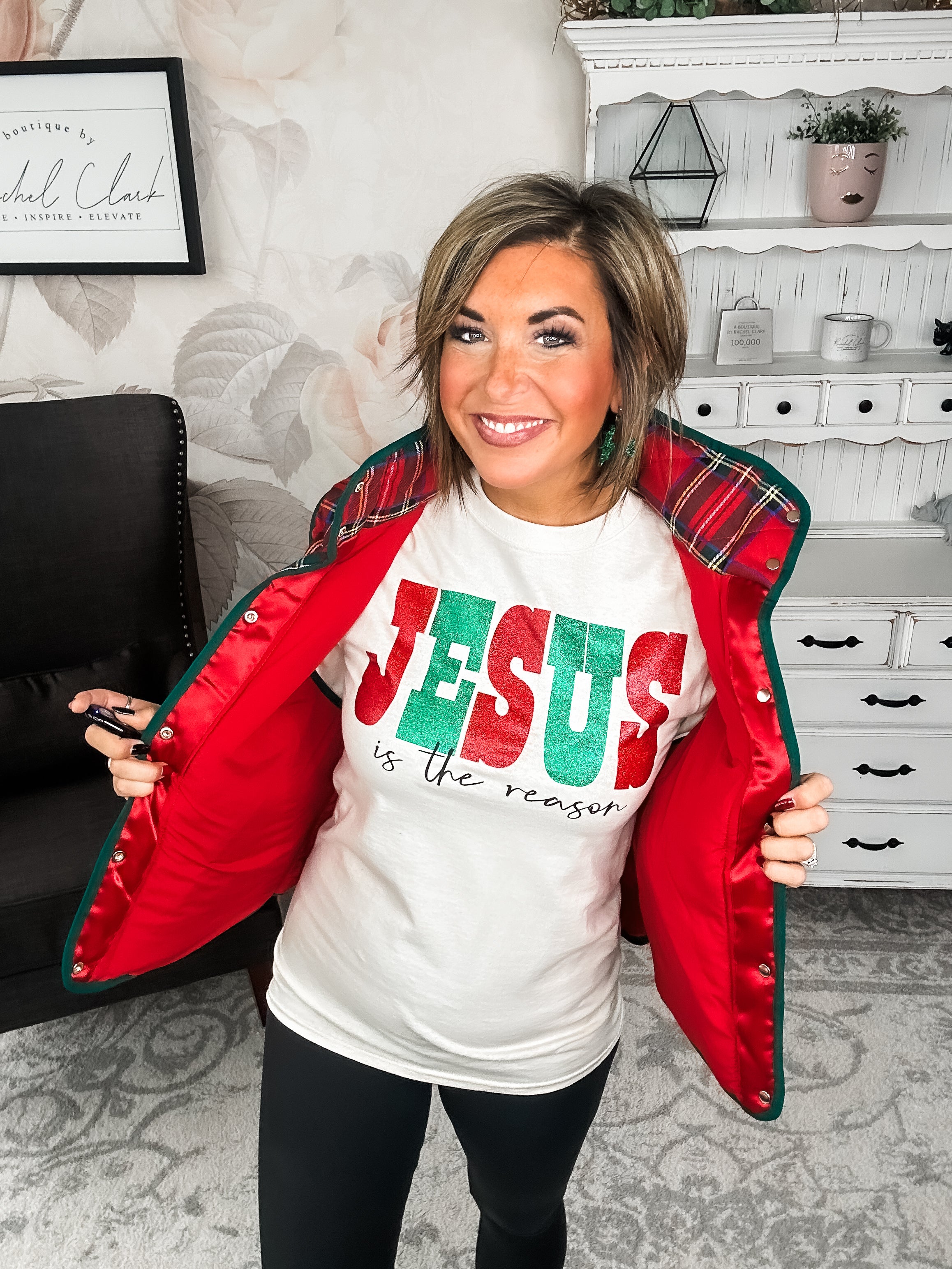 Jesus Is The Reason Long Sleeve Graphic Tee