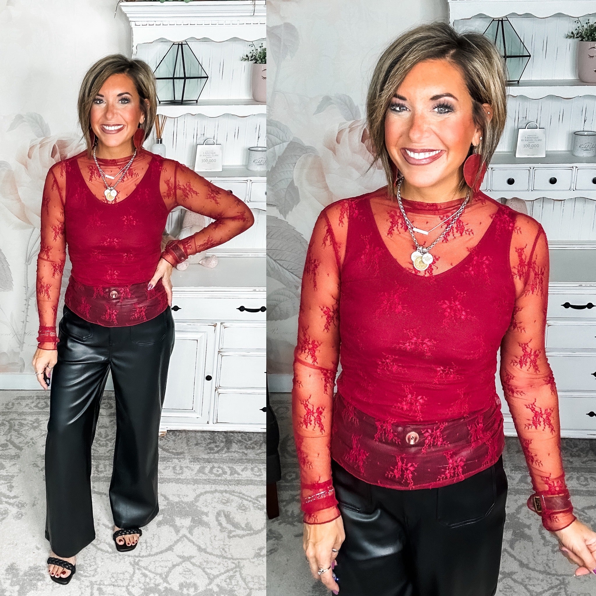 Turn Back Time Mesh Top