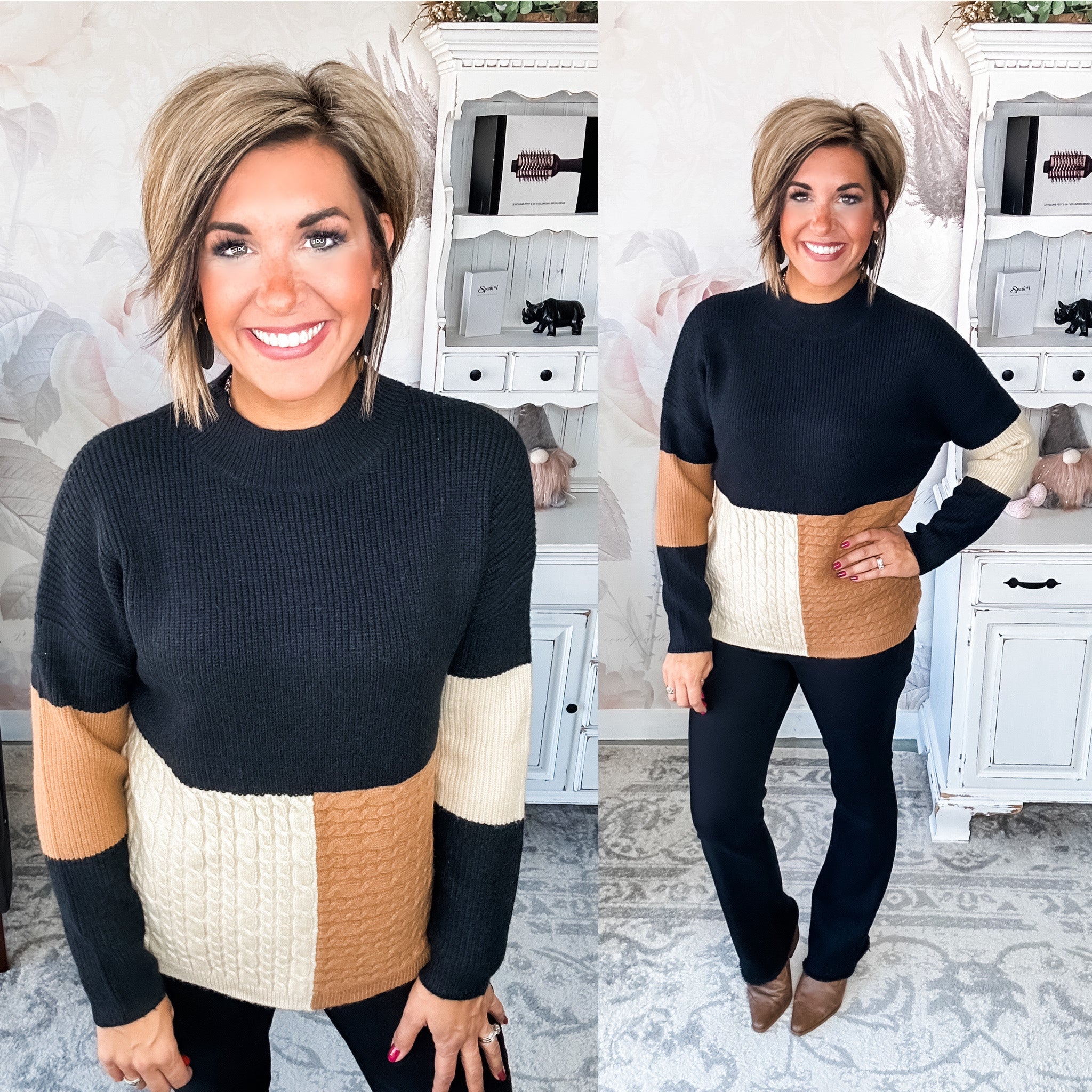 True Survivor Colorblock Sweater