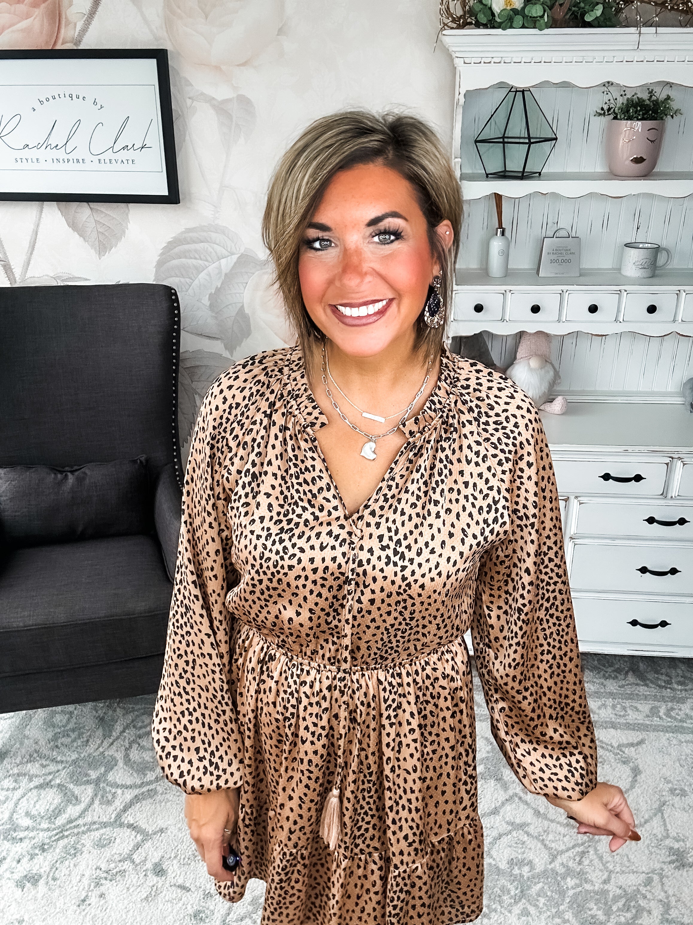 You're On It Ruffle Dress