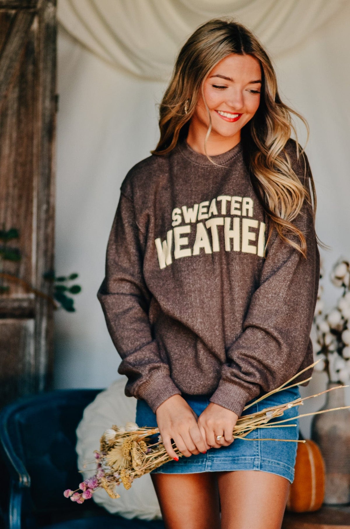 Sweater Weather Knit Sweatshirt *ONLINE EXCLUSIVE*