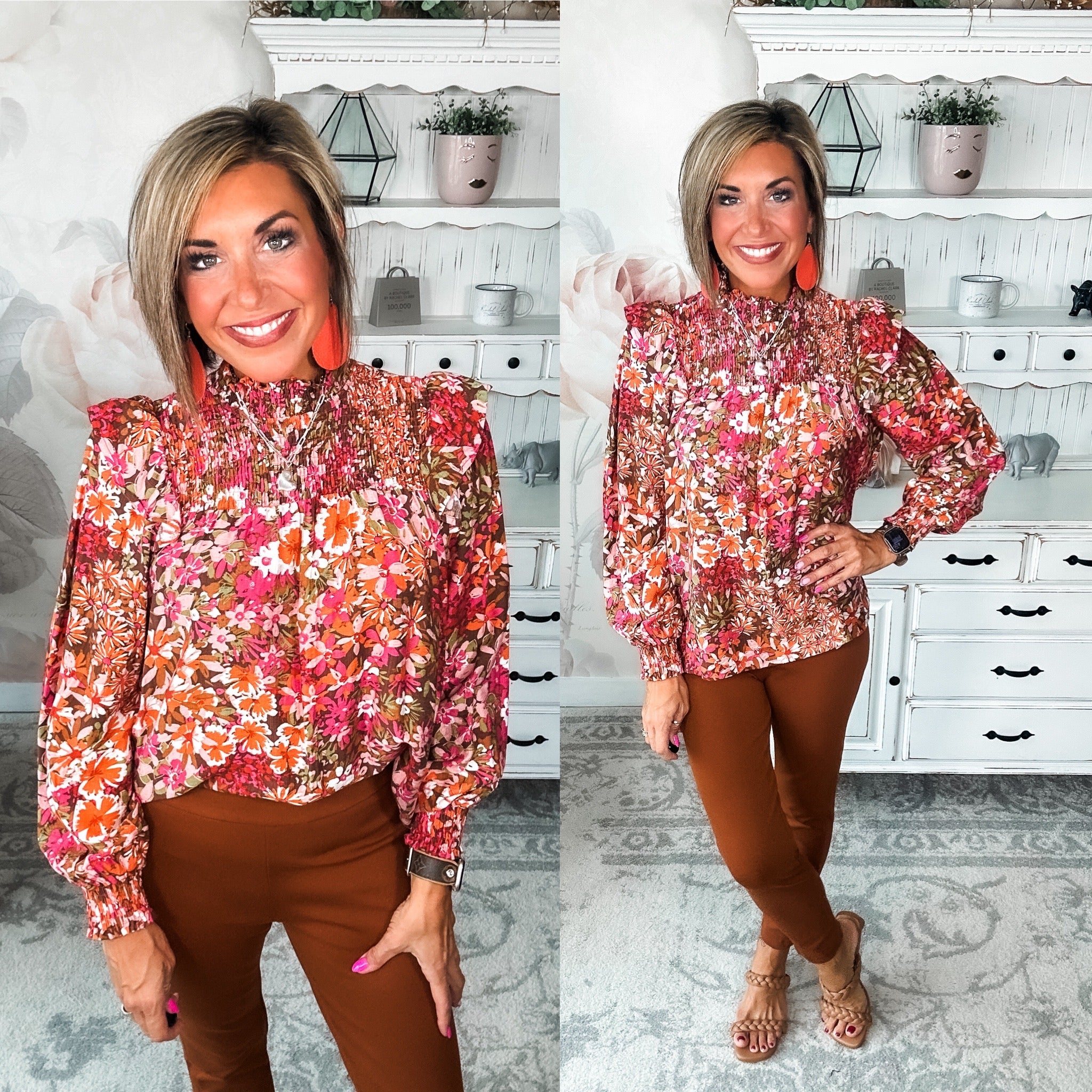 Always Be Mine Floral Blouse