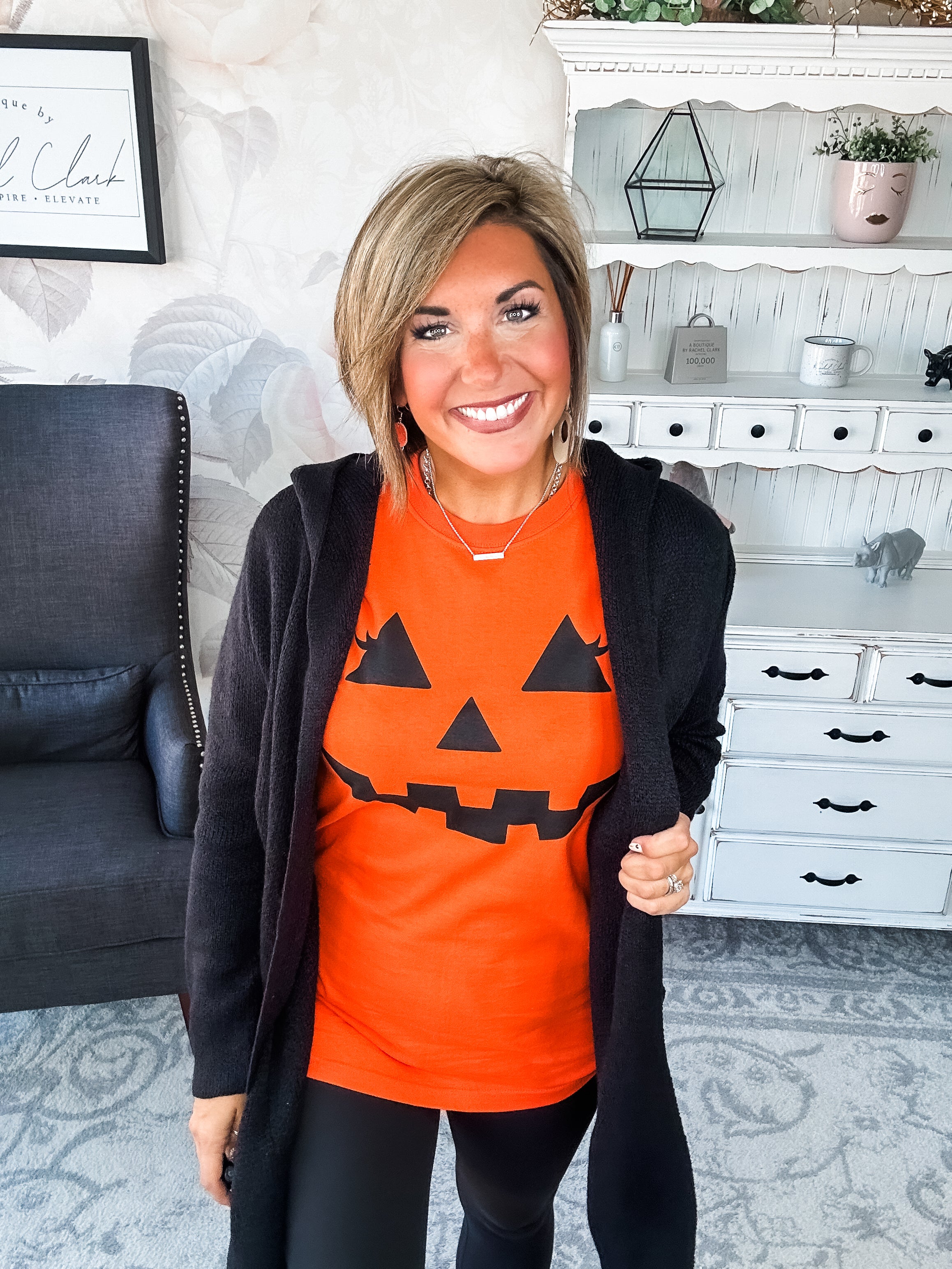 Pumpkin Face Graphic Tee