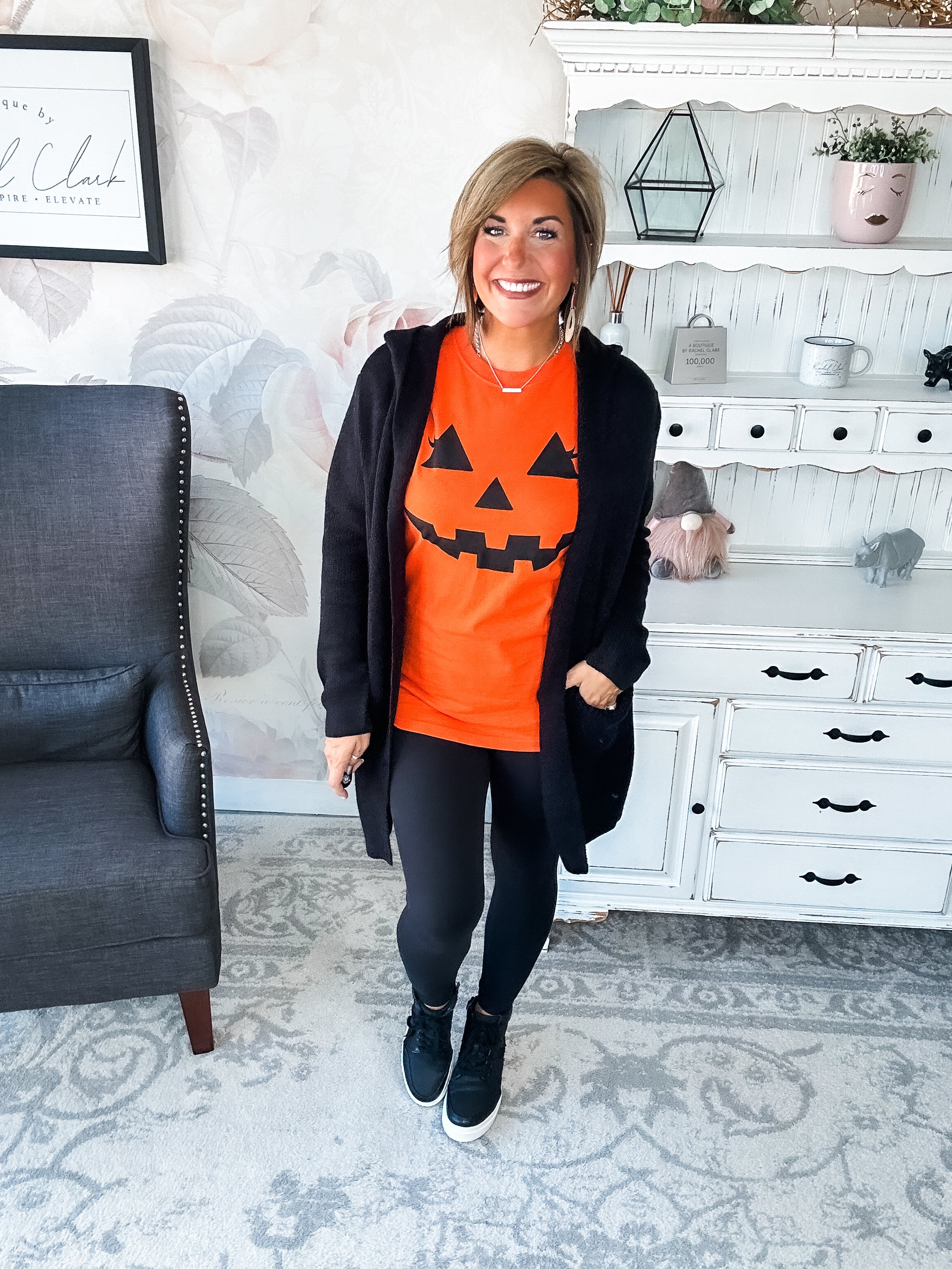 Pumpkin Face Graphic Tee