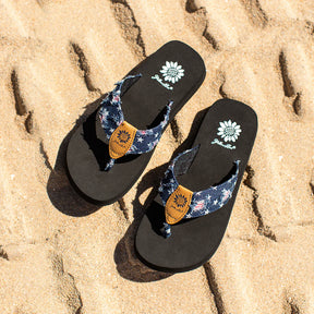 Firework Flip Flop - Navy