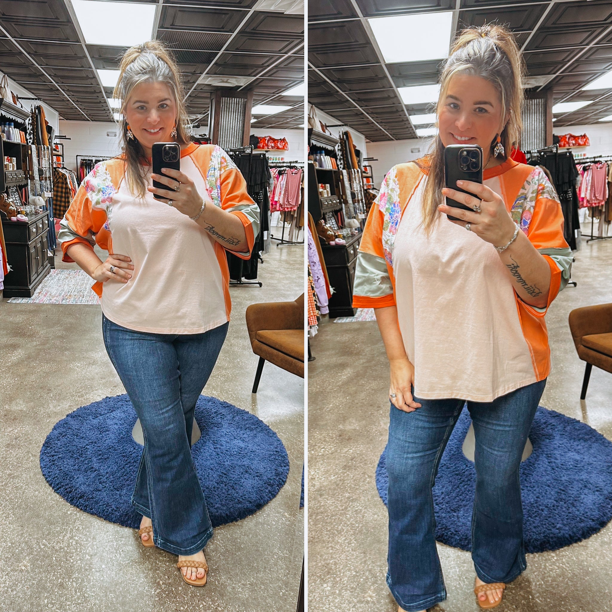 See Me Tunic Top - Coral Blush