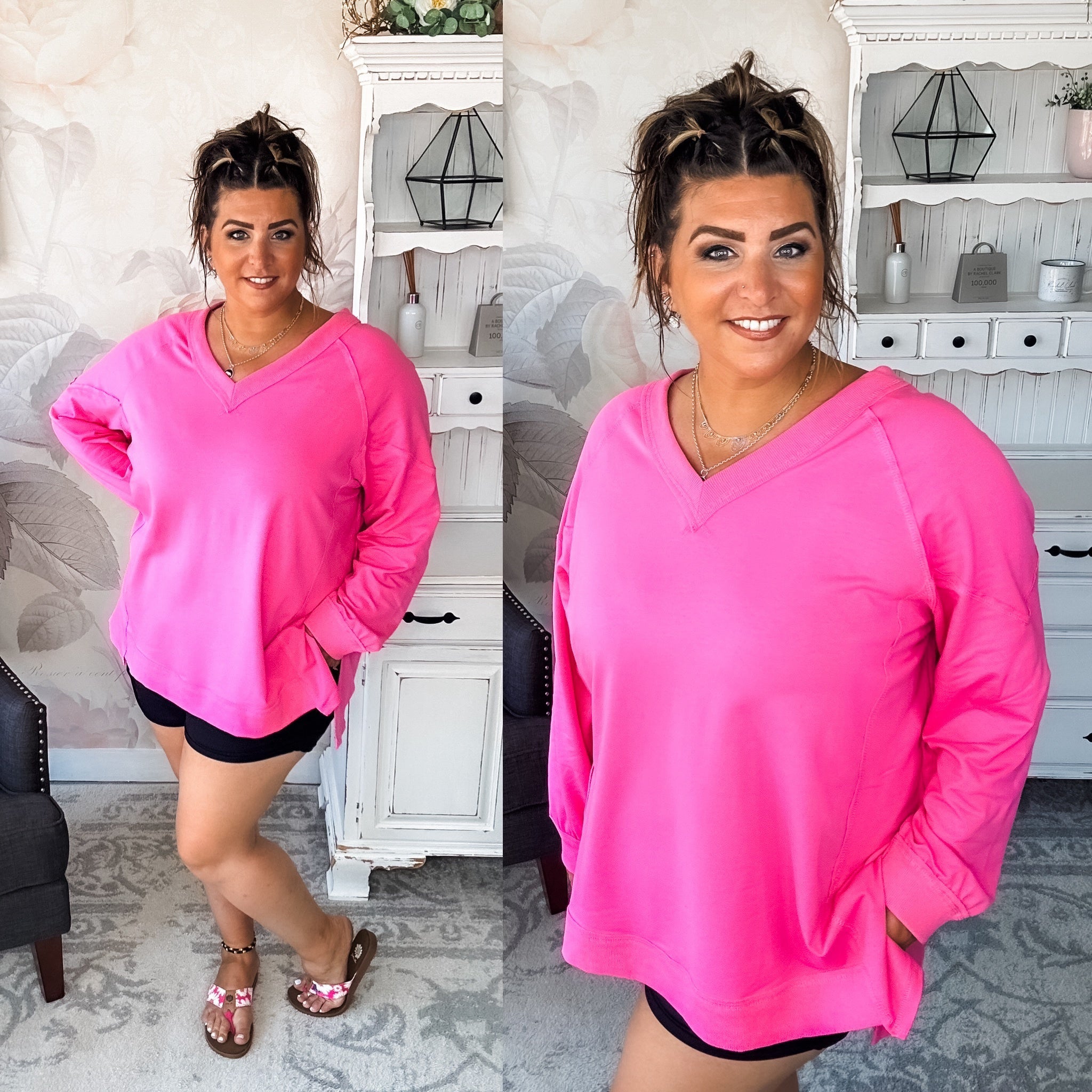 Show You What's Next Pullover - Pink