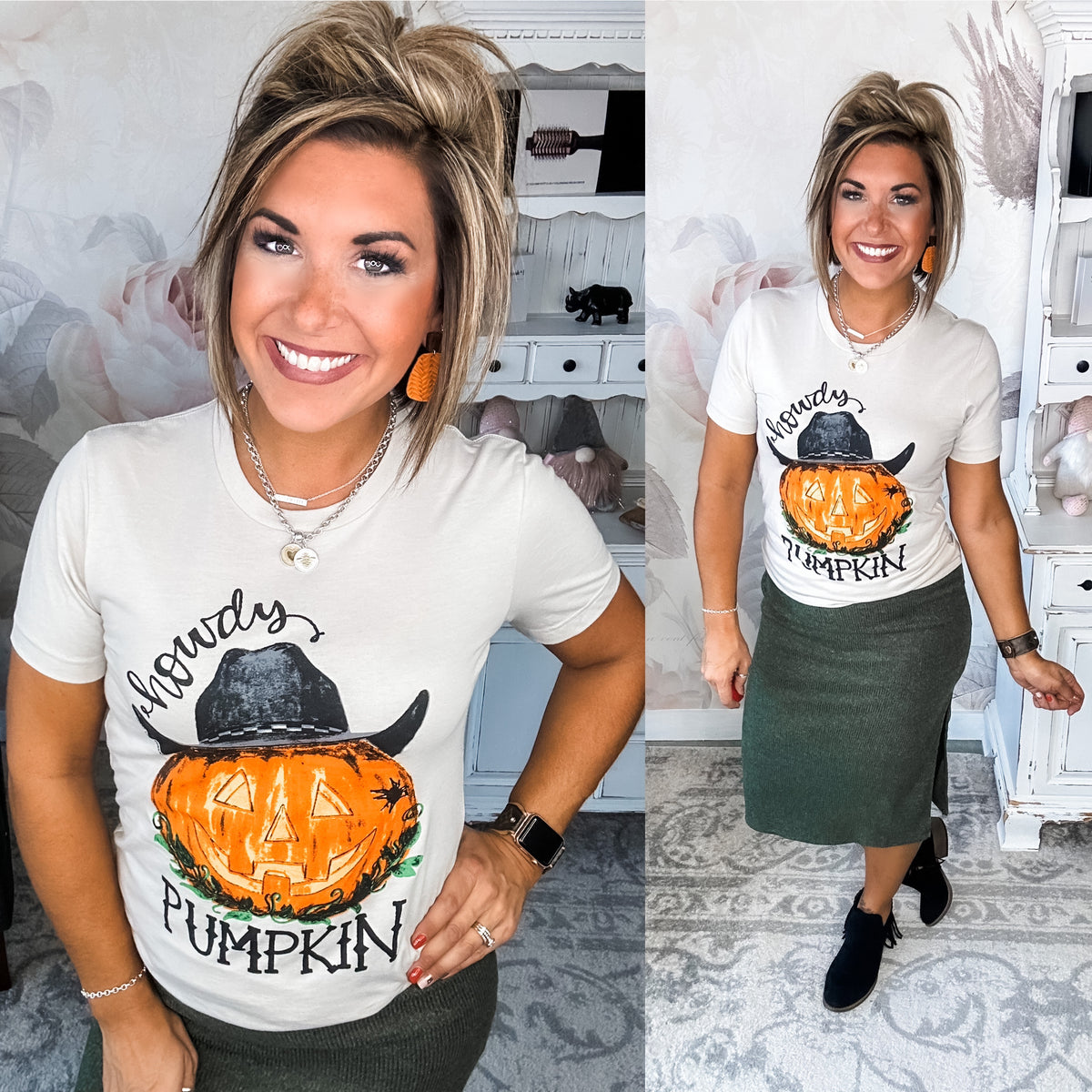 Howdy Pumpkin Graphic Tee