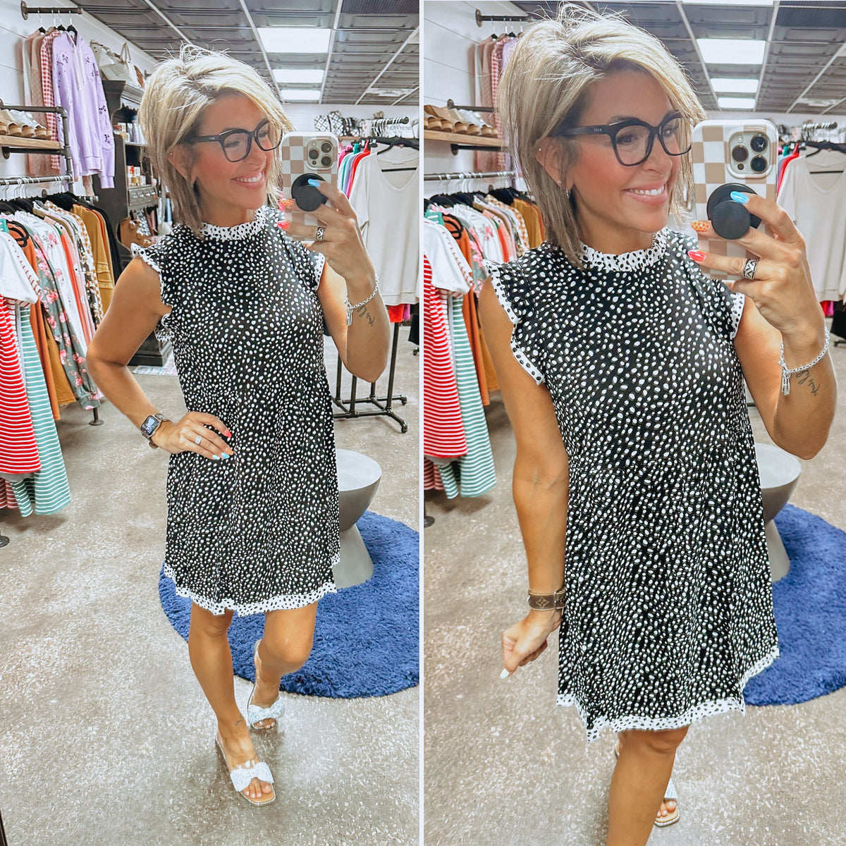 Dance With Me Polka Dot Dress