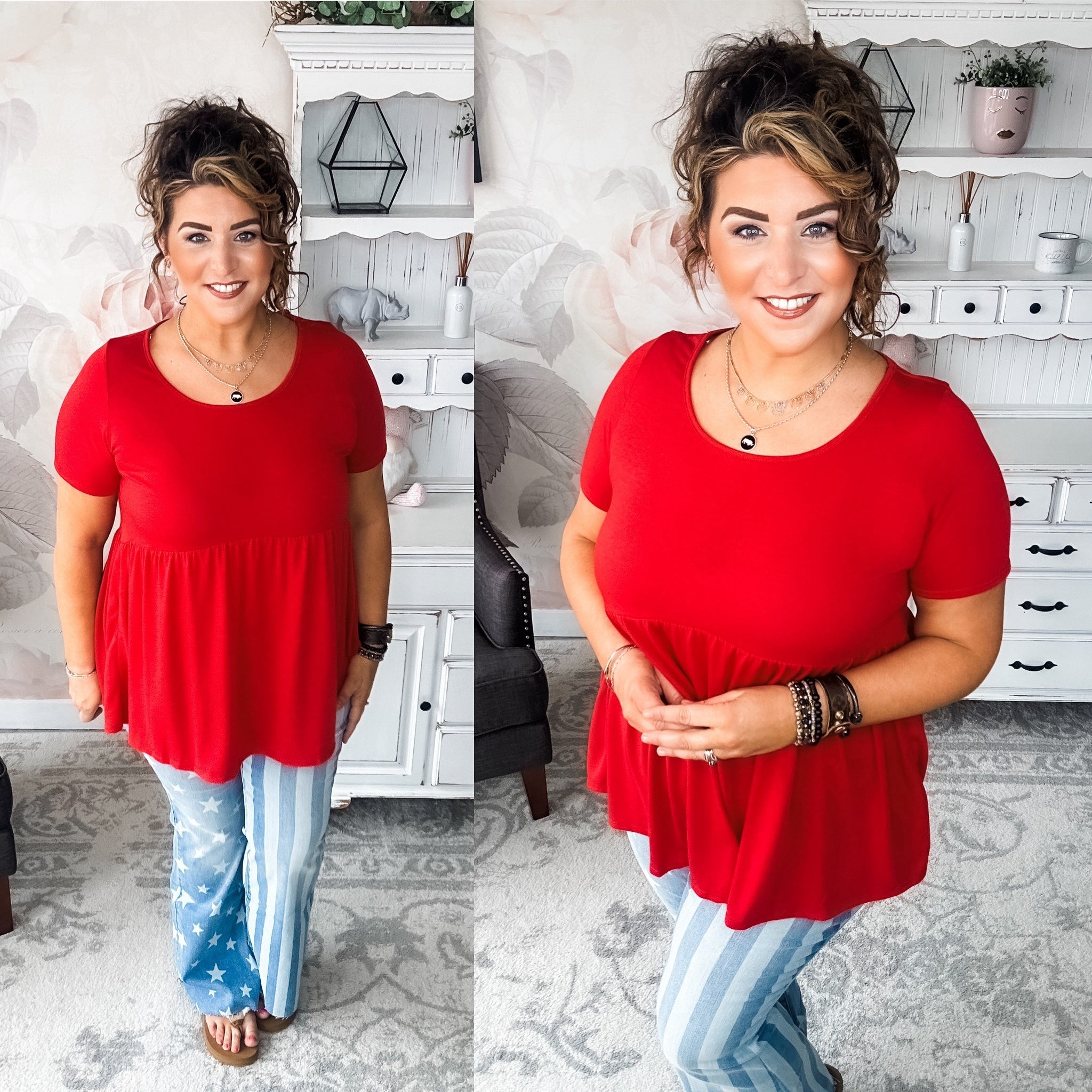 Be A Big Star Babydoll Tunic